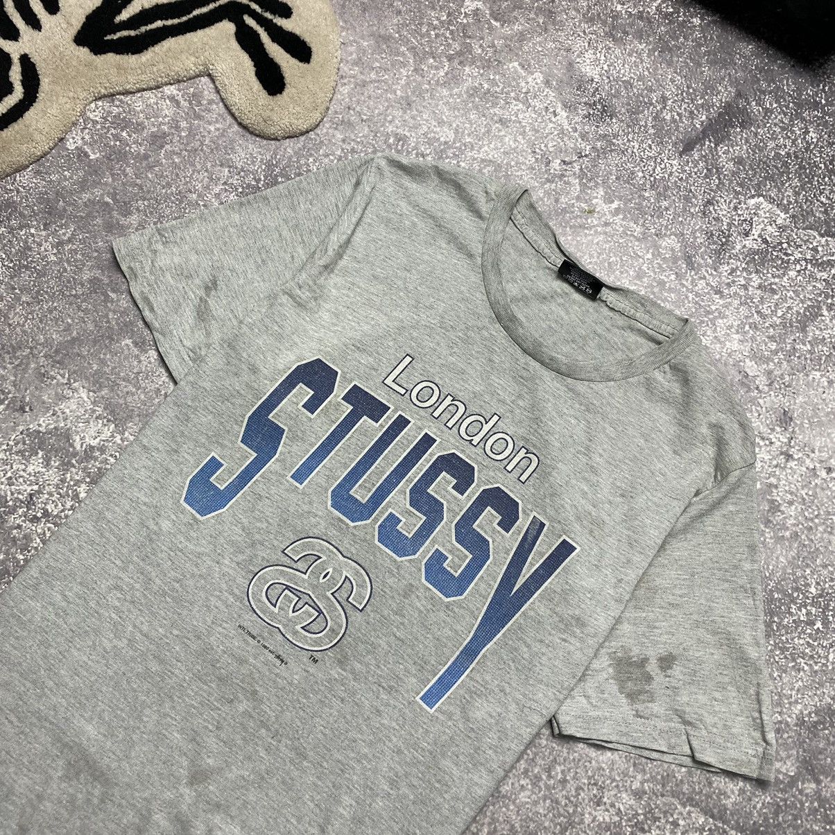 Stussy Vintage Stussy Big Logo Rare Japanese y2k tee Size US S / EU 44-46 / 1 - 2 Thumbnail