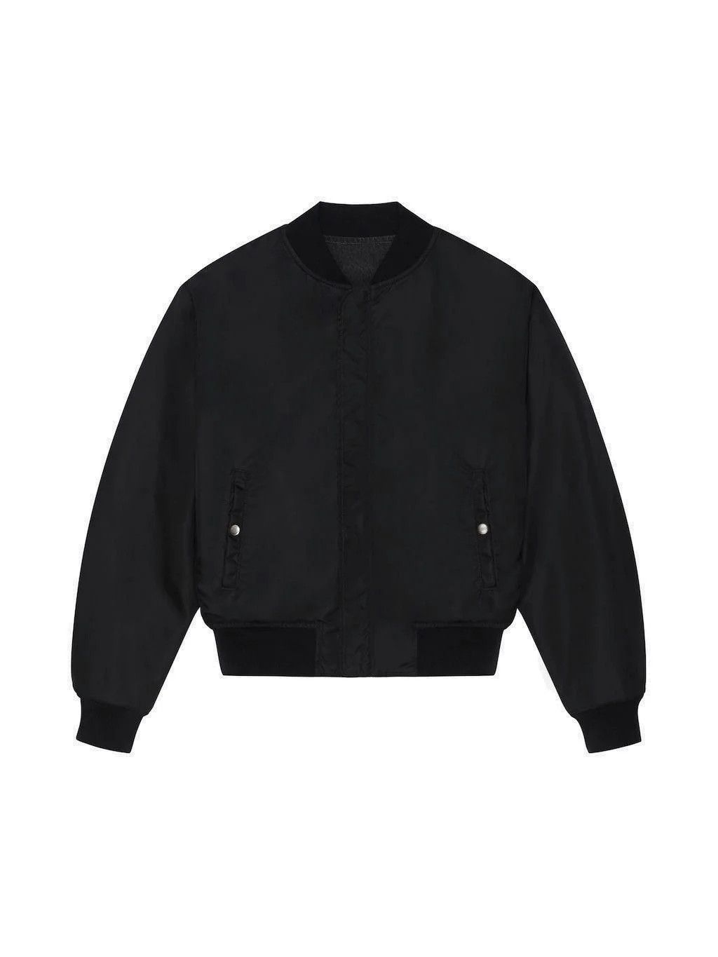 Givenchy o1w1db10325 Bomber Denim in Black Size US XS / EU 42 / 0 - 1 Thumbnail