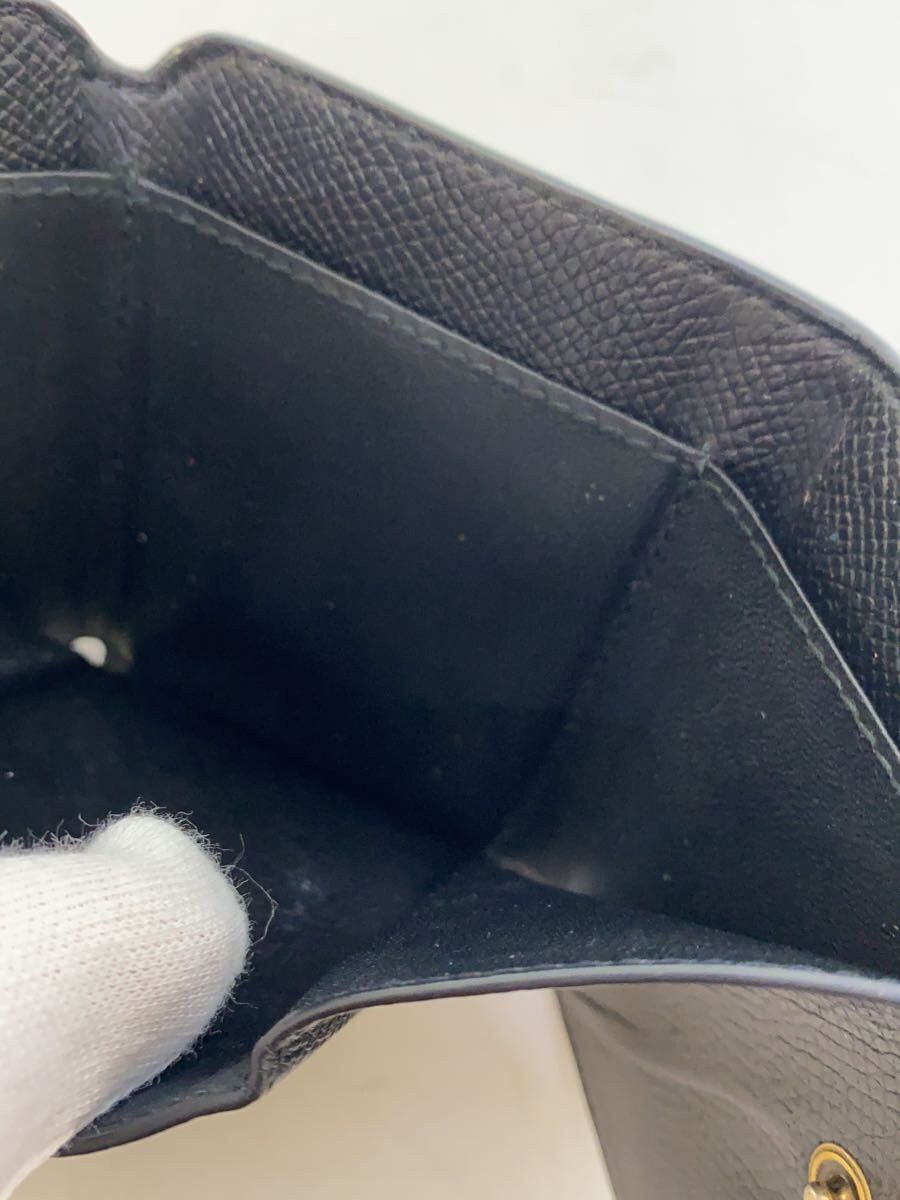 Balenciaga Balenciaga Leather Bi-Fold Wallet Black Size ONE SIZE - 6 Thumbnail