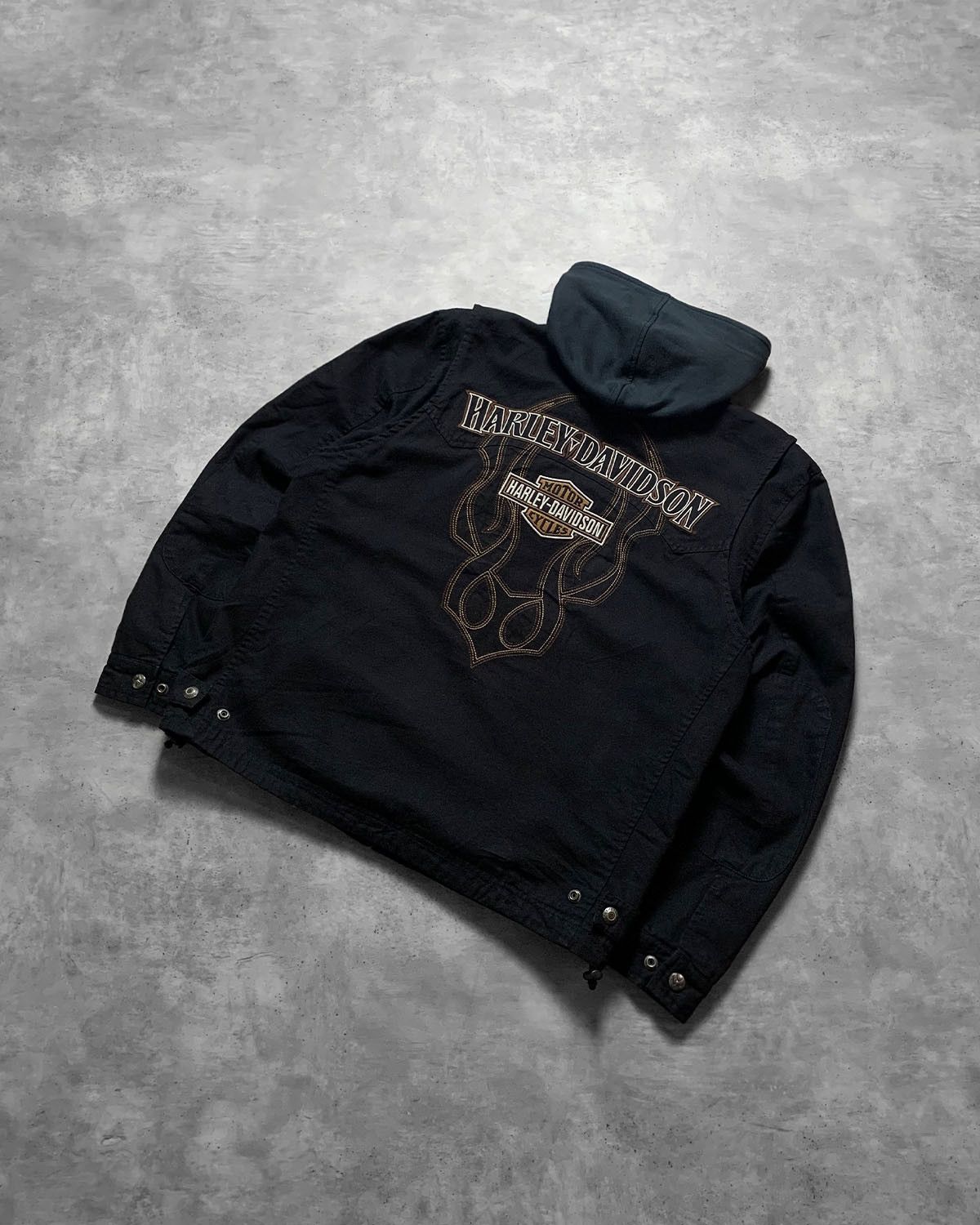 Harley Davidson Vintage Harley Davidson Motorcycle Detroit Jacket - L Size US L / EU 52-54 / 3 - 9 Thumbnail