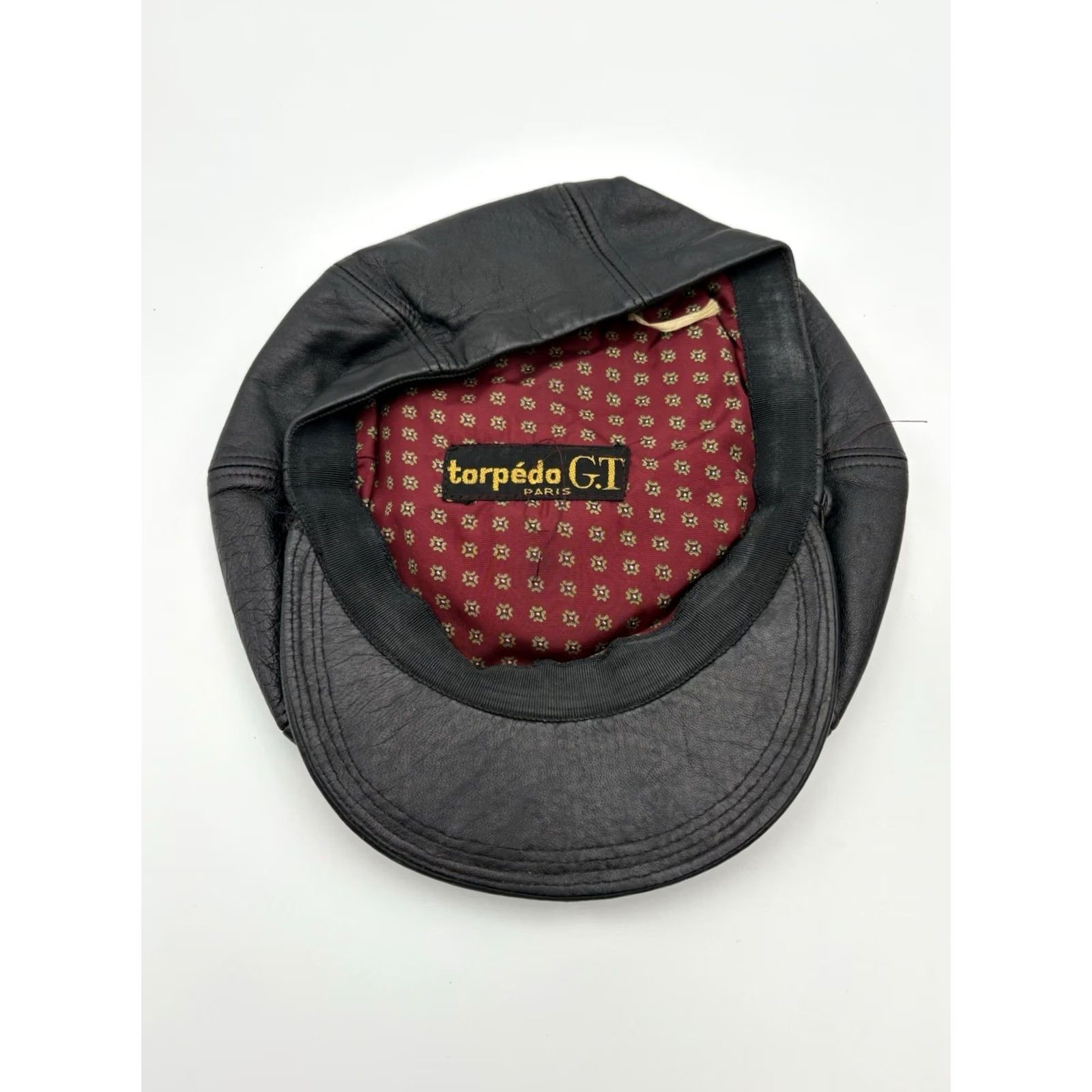 Spitfire VINTAGE Torpedo GT Paris Black Leather Spitfire Newsboy Cap L Men Size 58 Black Leather Spitfire Newsboy Cap Mens Vintage Paris Torpedo GT Size ONE SIZE - 7 Thumbnail