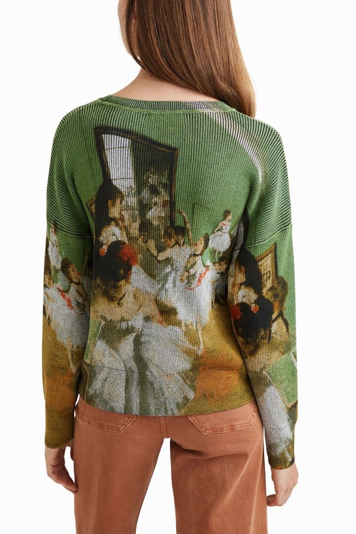 Desigual Desigual “The Ballet Class” Edgar Degas Sweatshirt Size: S Size S / US 4 / IT 40 - 13 Thumbnail