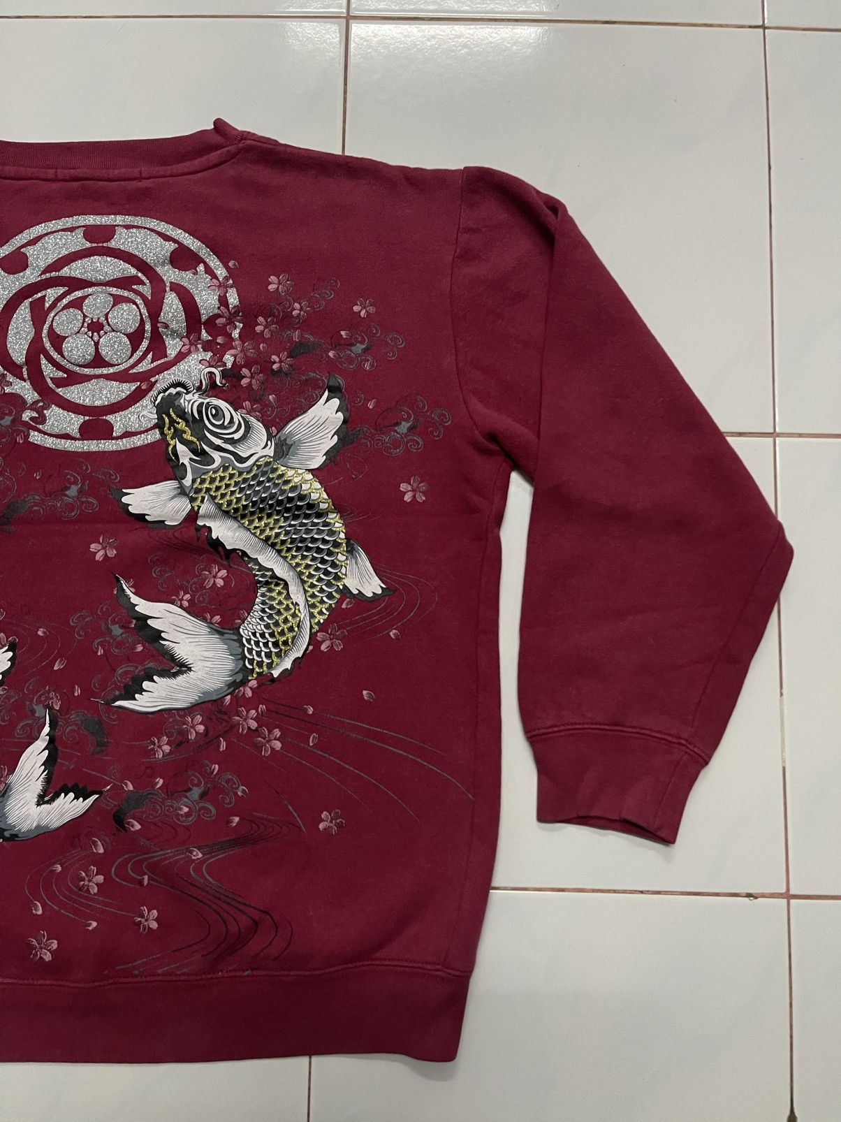 Karakuri Tamashii 2000s SUKAJAN FISH KOI RARE DESIGN DISTRESSED Size US L / EU 52-54 / 3 - 16 Thumbnail