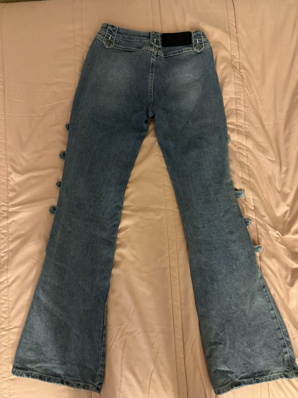 Other Japanese Flare Buckle Jeans Size 26" / US 2 / IT 38 - 2 Thumbnail