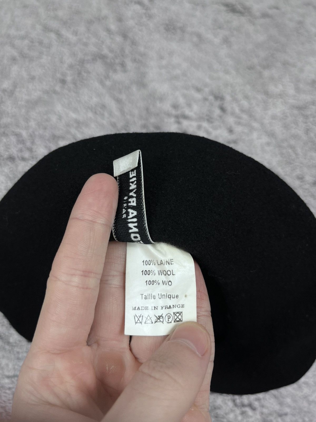 Sonia Rykiel Vintage Sonya Rykiel Black Wool France Beret Size ONE SIZE - 6 Thumbnail