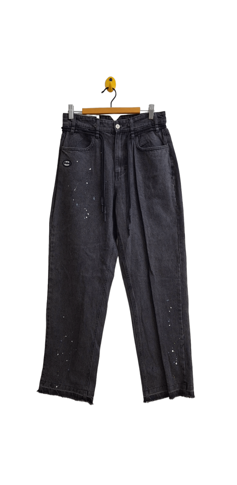 DC Comics × SMFK SMFK × Batman Distressed Splatter Baggy Size 28" / US 6 / IT 42 - 1 Thumbnail