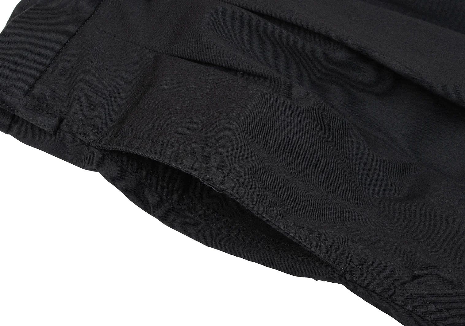 Jean Paul Gaultier Poly Cotton Twill 12 Tuck Pants in Black Size US 32 / EU 48 - 6 Thumbnail