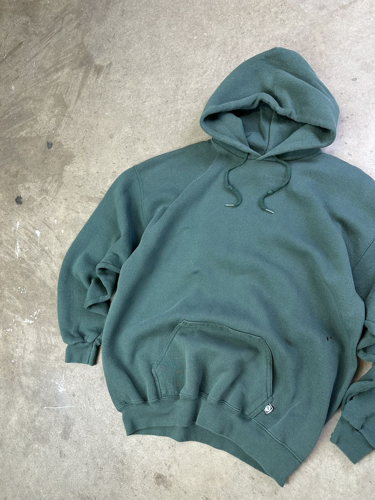 Vintage 90s Vintage Discus Athletic Boxy Blank Hoodie XL Size US XL / EU 56 / 4 - 2 Thumbnail