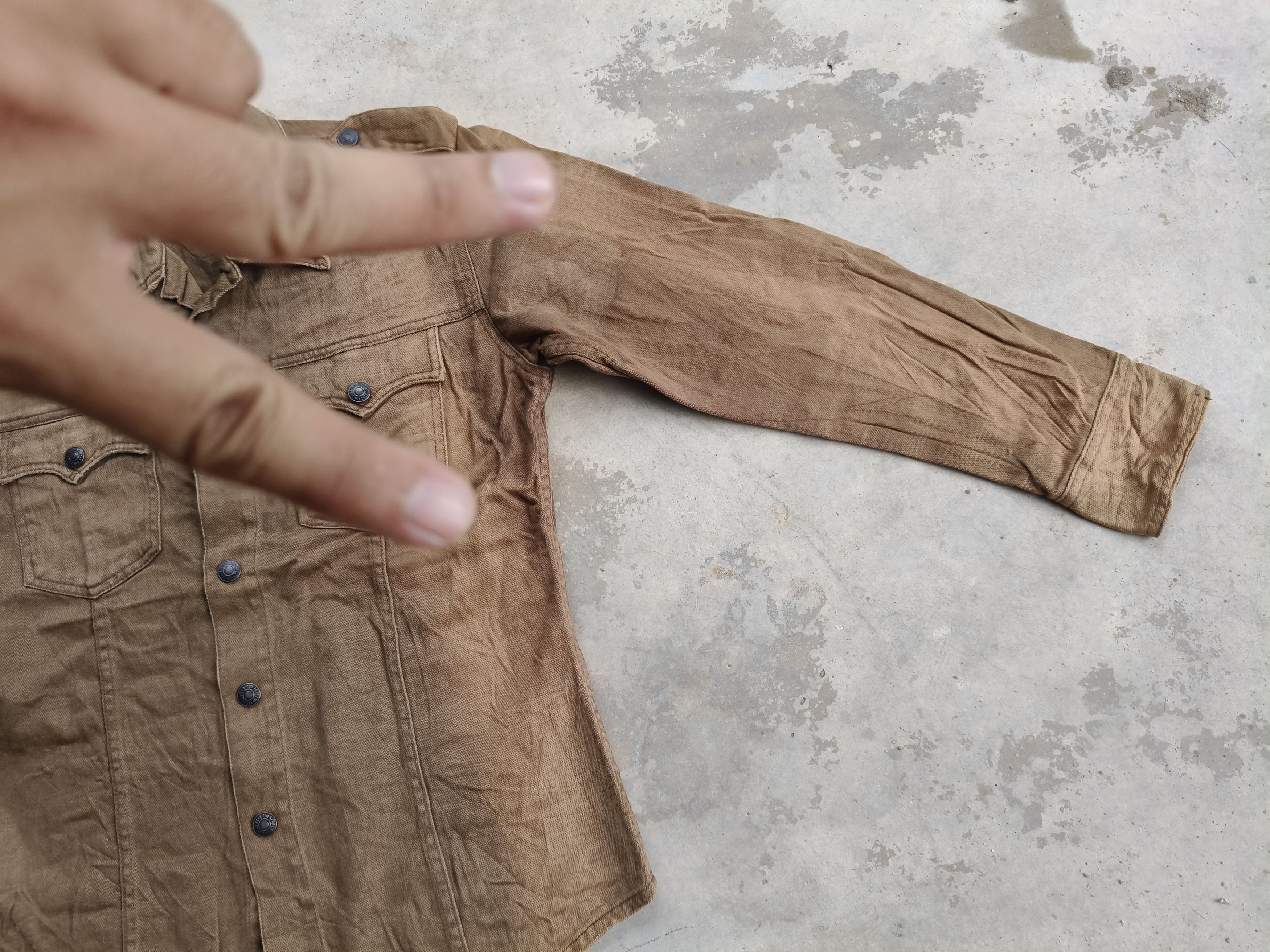 Levi's Levi's Denim Button jacket Sun Faded Size L / US 10 / IT 46 - 12 Thumbnail