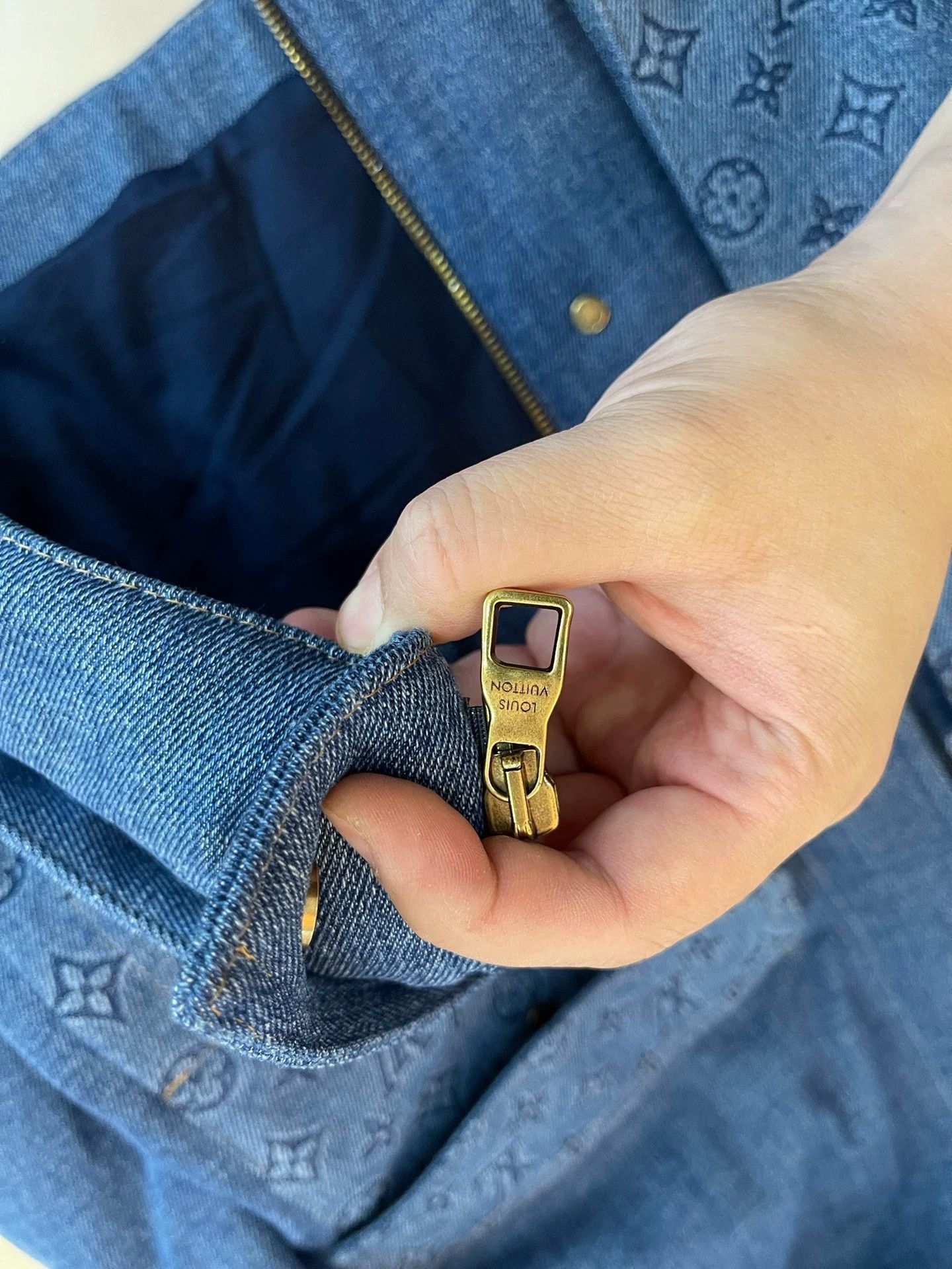Louis Vuitton LV Lumberjack Classic Denim Monogram Jacket Size 50 New Tags Size US M / EU 48-50 / 2 - 3 Thumbnail