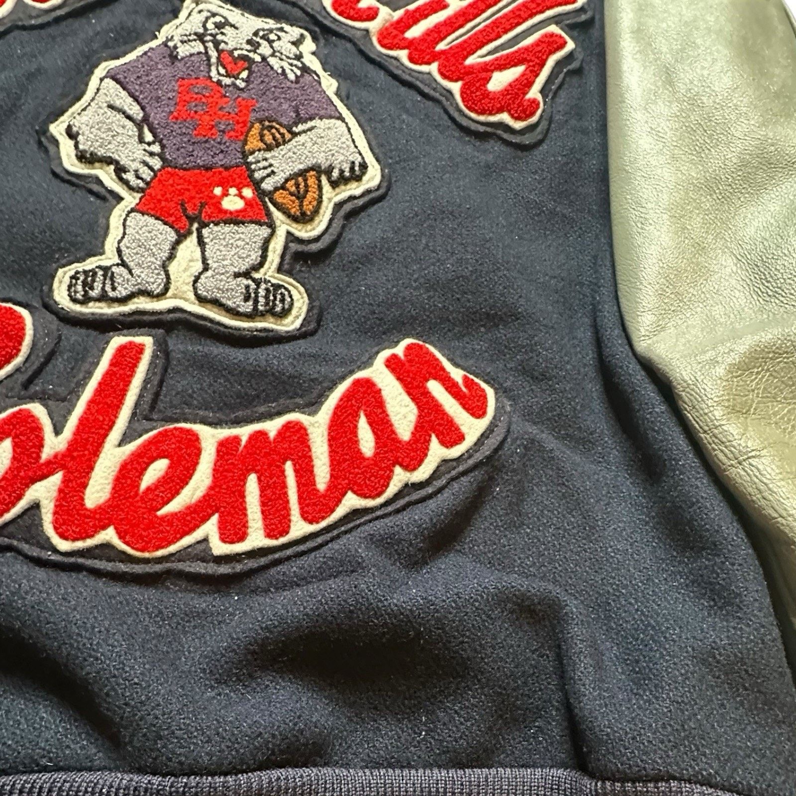 Skookum 2002 Vintage Huskies Letterman Varsity Bomber Wool Jacket Size US XL / EU 56 / 4 - 10 Thumbnail