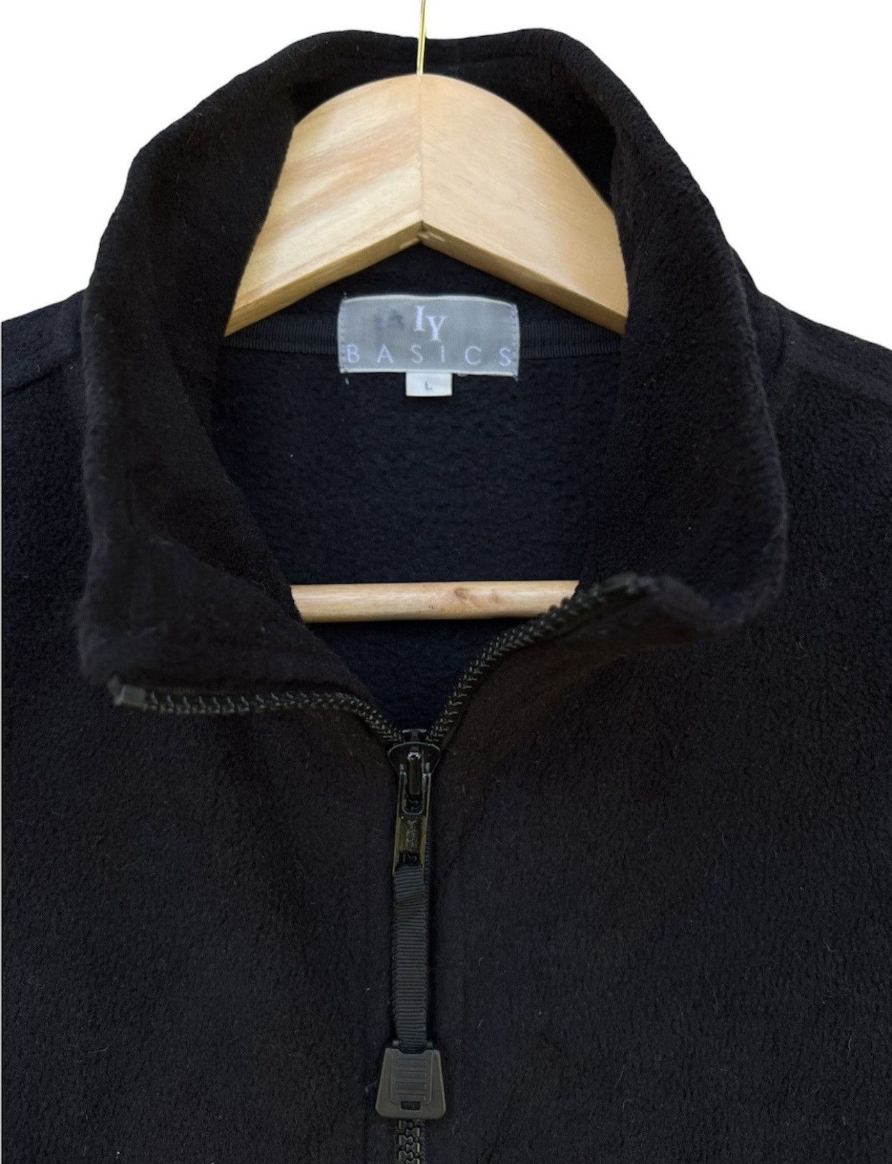Japanese Brand IY Basic Fleece Zip Up Sweater Size L Size US L / EU 52-54 / 3 - 4 Thumbnail