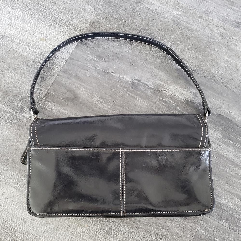 Designer Black Envelope Giani Bernini Handbag Size ONE SIZE - 2 Thumbnail
