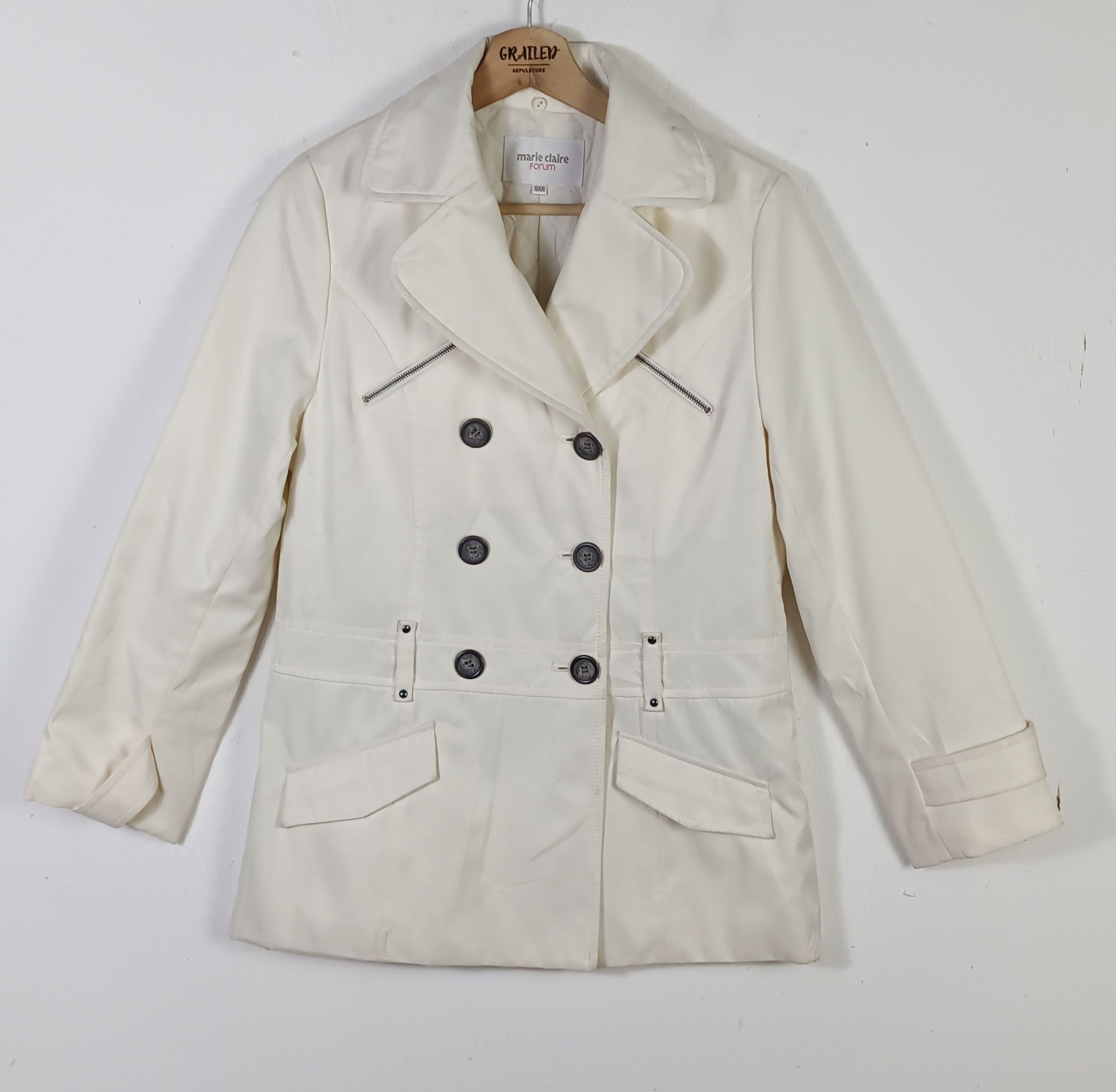 Designer Marie Claire Forum Double Breast Jacket Size S / US 4 / IT 40 - 1 Thumbnail