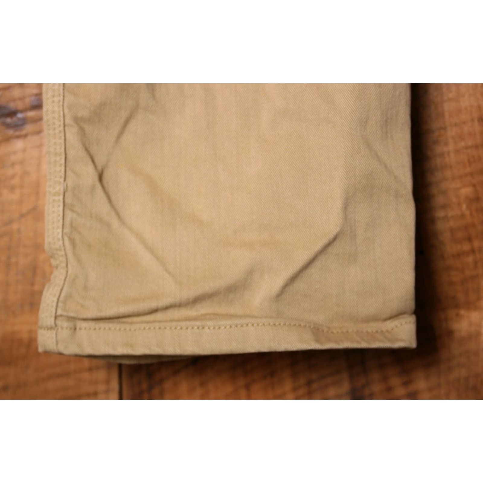 Denime BEST MADE CO. Khaki Stretch Denim Jeans Straight Jeans | 30x31 | Men | Blue | Slim Fit | Zip Closure Size US 30 / EU 46 - 5 Thumbnail