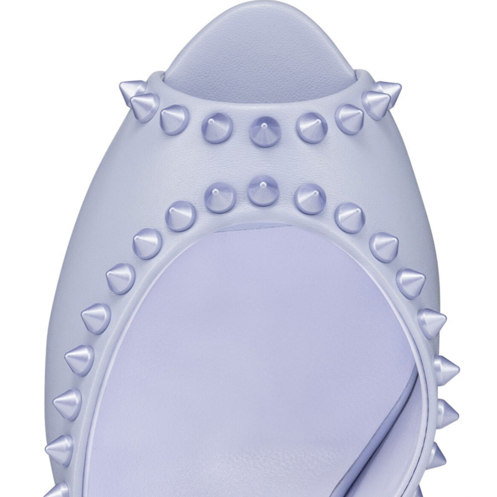 Christian Louboutin Me Dolly Spike 85 Skylight Purple Sandal Mule Heel Pump 38 Size US 8 / IT 38 - 6 Thumbnail