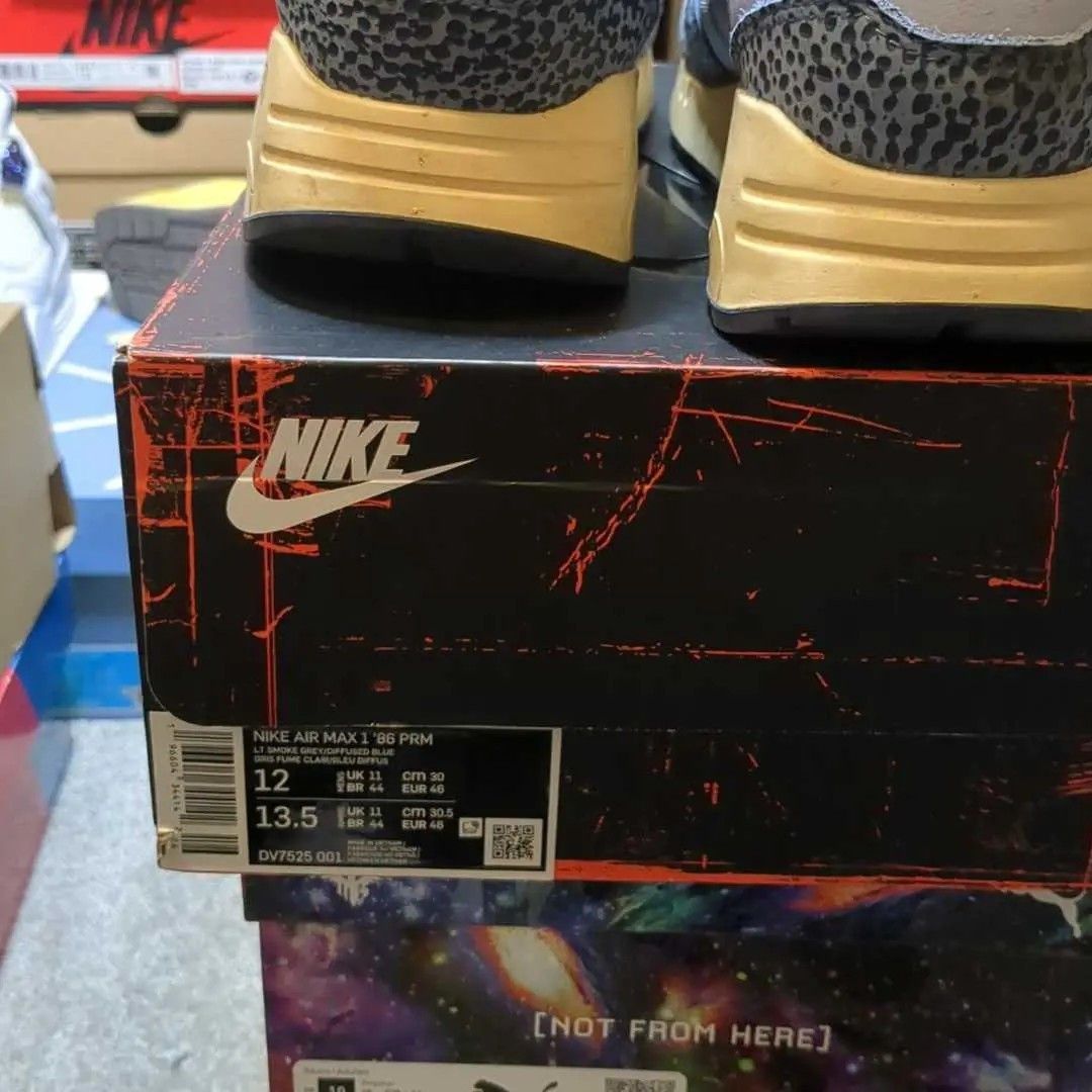 Nike DV7525 001 Nike Air Max 1 86 Big Bubble Lost Sketch Size 12 Size US 12 / EU 45 - 7 Thumbnail