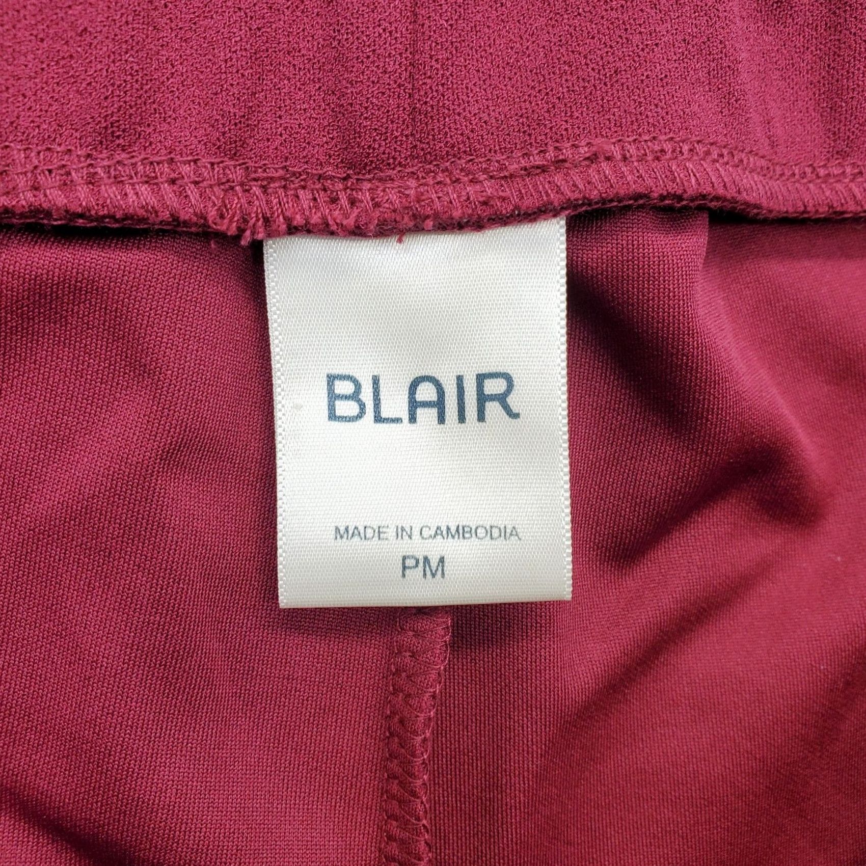 Blair Blair Capri Pants Womens PM Multi Solid Stretch Elastic Waist Pull On Shirt? Size 32" / US 10 / IT 46 - 6 Thumbnail