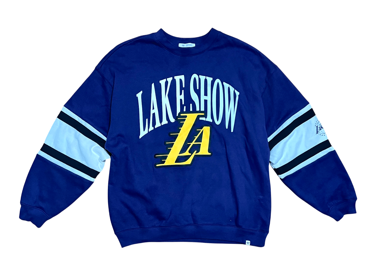 47 Brand Los Angeles Lakers "Lake Show" Crew Neck Sweatshirt Size US M / EU 48-50 / 2 - 1 Thumbnail