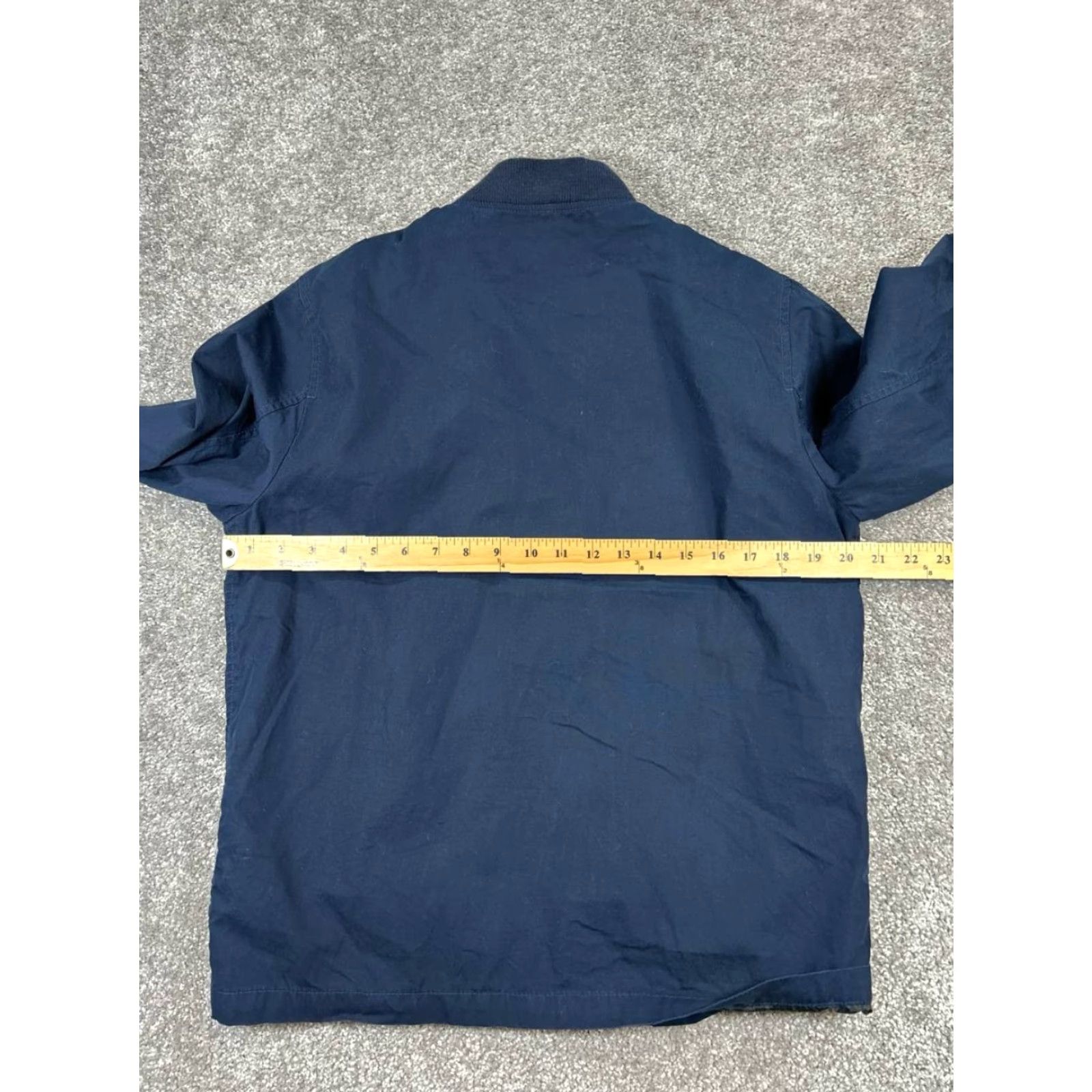 J.Crew J.Crew Jacket Mens Small Blue Cotton Full Zip Bomber Size US S / EU 44-46 / 1 - 7 Thumbnail