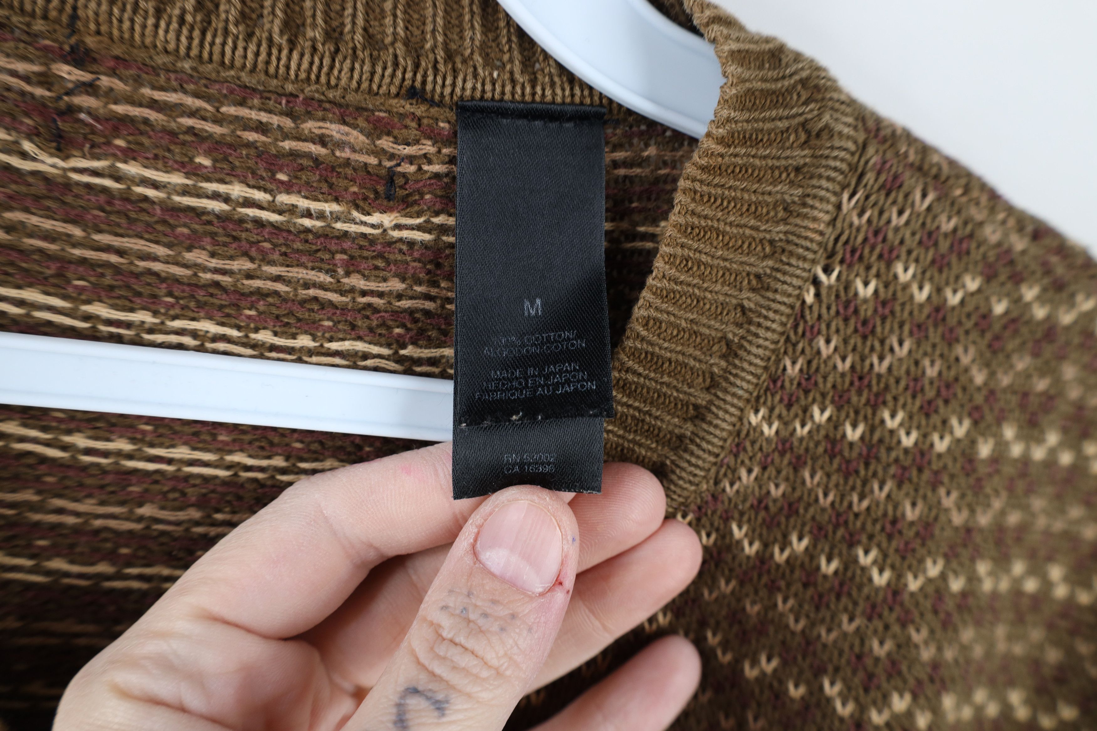 Vintage Vintage 90s Streetwear Faded Earth Tone Knit V-Neck Sweater Size US M / EU 48-50 / 2 - 4 Thumbnail