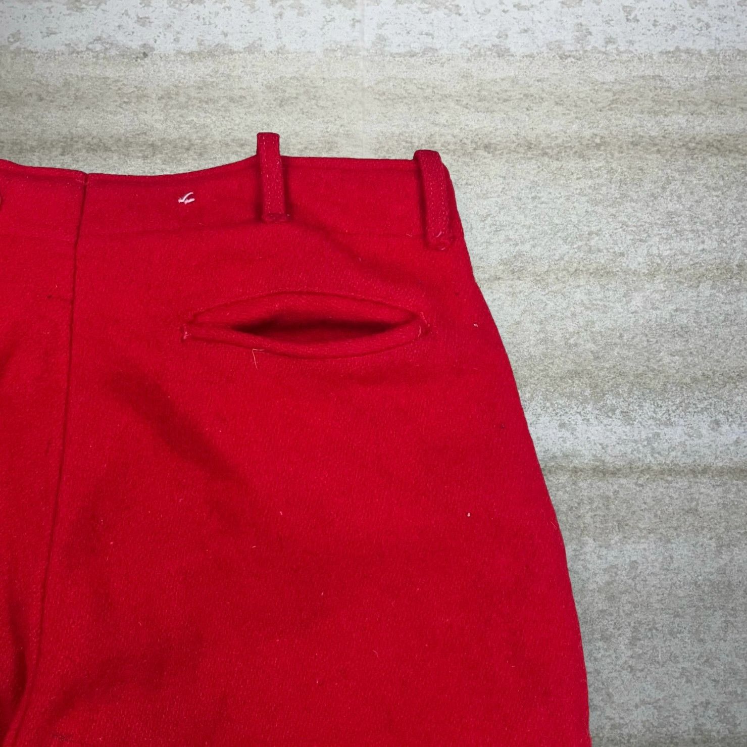 Vintage True Vintage 70s Wool Pants 32x30 Baggy Fit Crimson Red Size US 32 / EU 48 - 3 Thumbnail