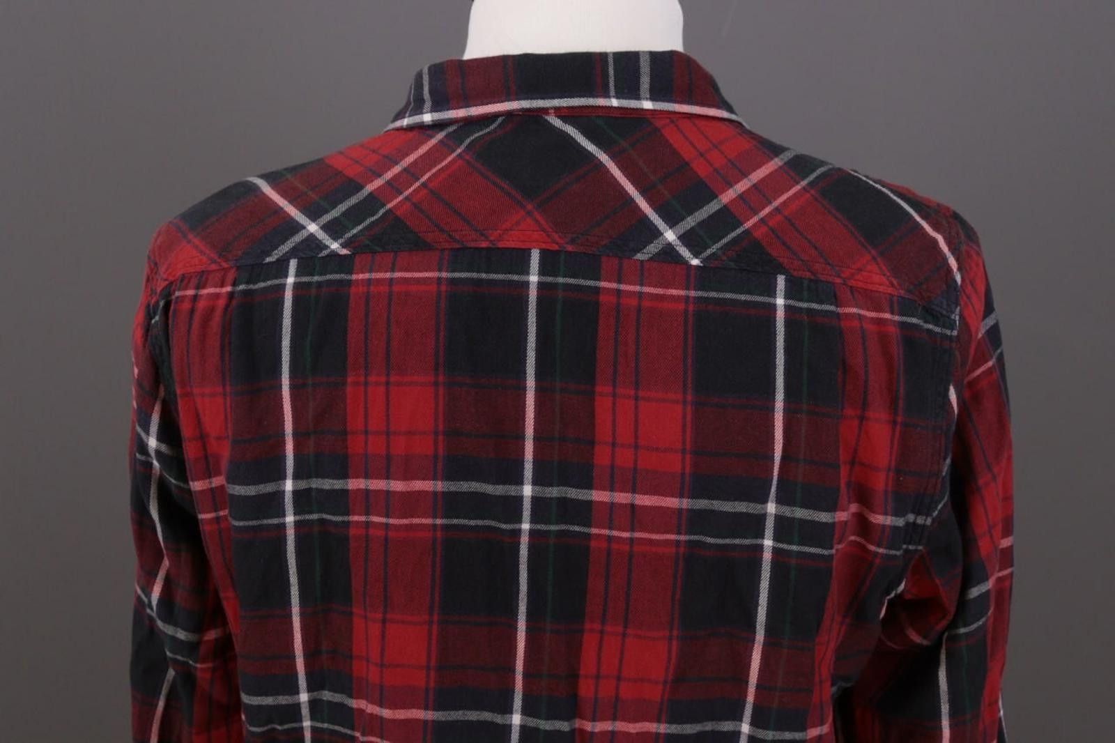 Denim & Supply Ralph Lauren Denim & Supply Ralph Lauren Red Flannel Overshirt Shirt Sz L Size US L / EU 52-54 / 3 - 9 Thumbnail