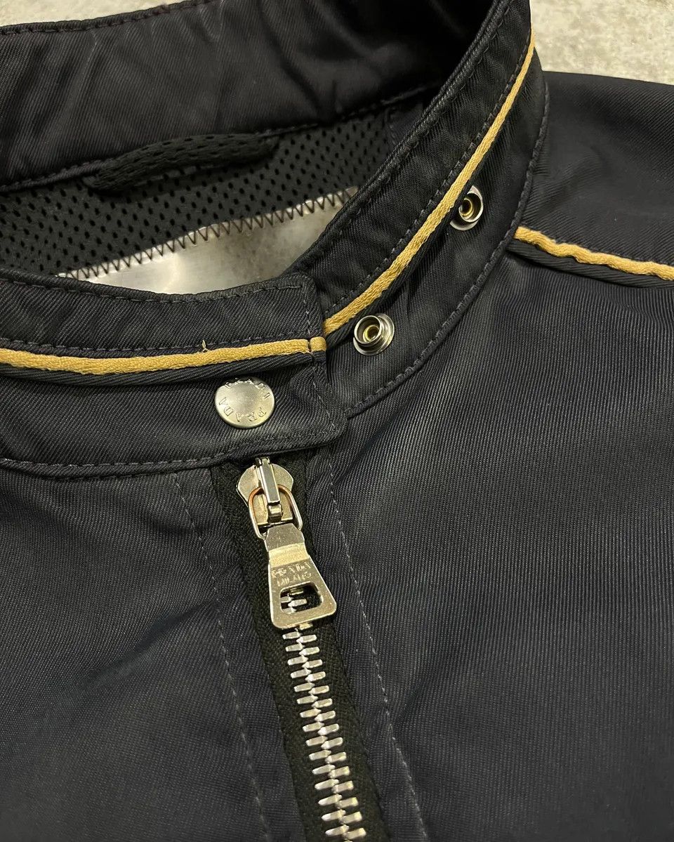 Prada SS2000 Prada Navy Nylon Zip Sport Light Jacket Size S / US 4 / IT 40 - 7 Thumbnail