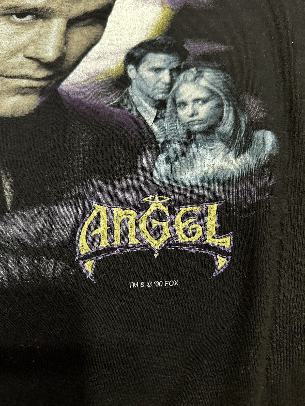 Vintage Rare Vintage 2000 Buffy the Vampire slayer t shirt Angel Size US L / EU 52-54 / 3 - 6 Thumbnail