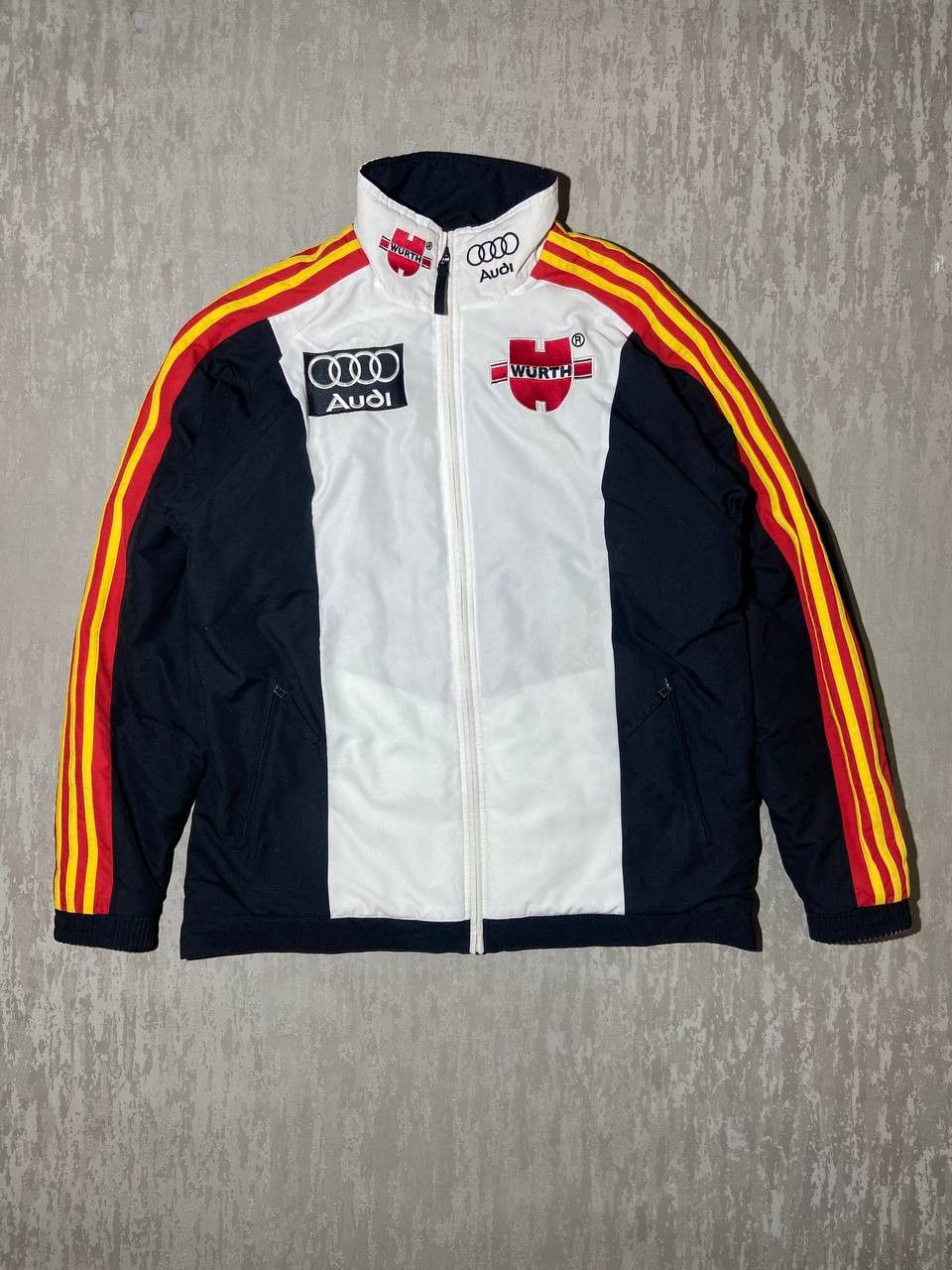 Adidas × Vintage Vintage Adidas Audi DSV nationa germany team biathlon jacket Size US M / EU 48-50 / 2 - 1 Thumbnail