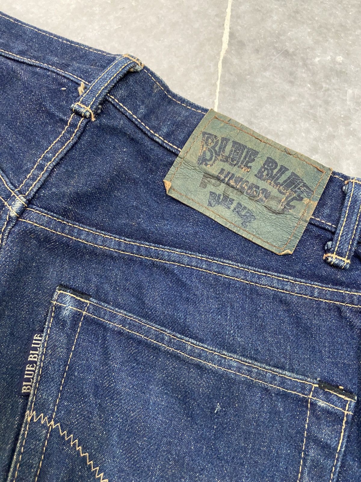 Blue Blue Japan × Jean Iron HR Market Blue Blue Japan Selvedge Jeans Size US 31 - 5 Thumbnail