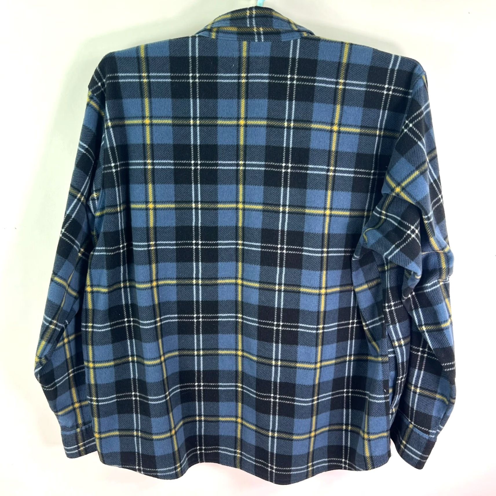 Wrangler VINTAGE Wrangler Fleece Plaid Button-Up Shirt Men’s 2XL Blue Long Sleeve Casual Outdoor Size US XXL / EU 58 / 5 - 5 Thumbnail