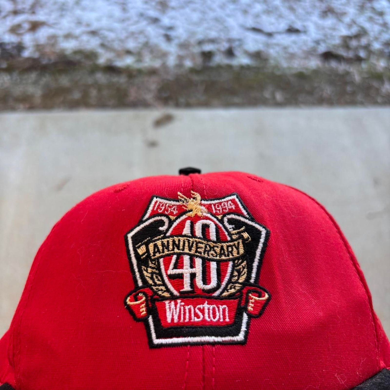 Marlboro × NASCAR × Vintage 90s Winston NASCAR Hat Size ONE SIZE - 2 Thumbnail