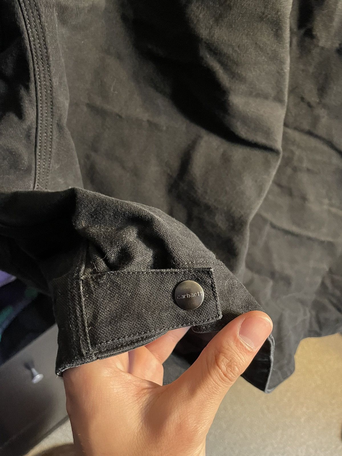 Carhartt Black Carhartt Detroit zip up jacket XXL MISSING PATCH Size US XXL / EU 58 / 5 - 3 Thumbnail