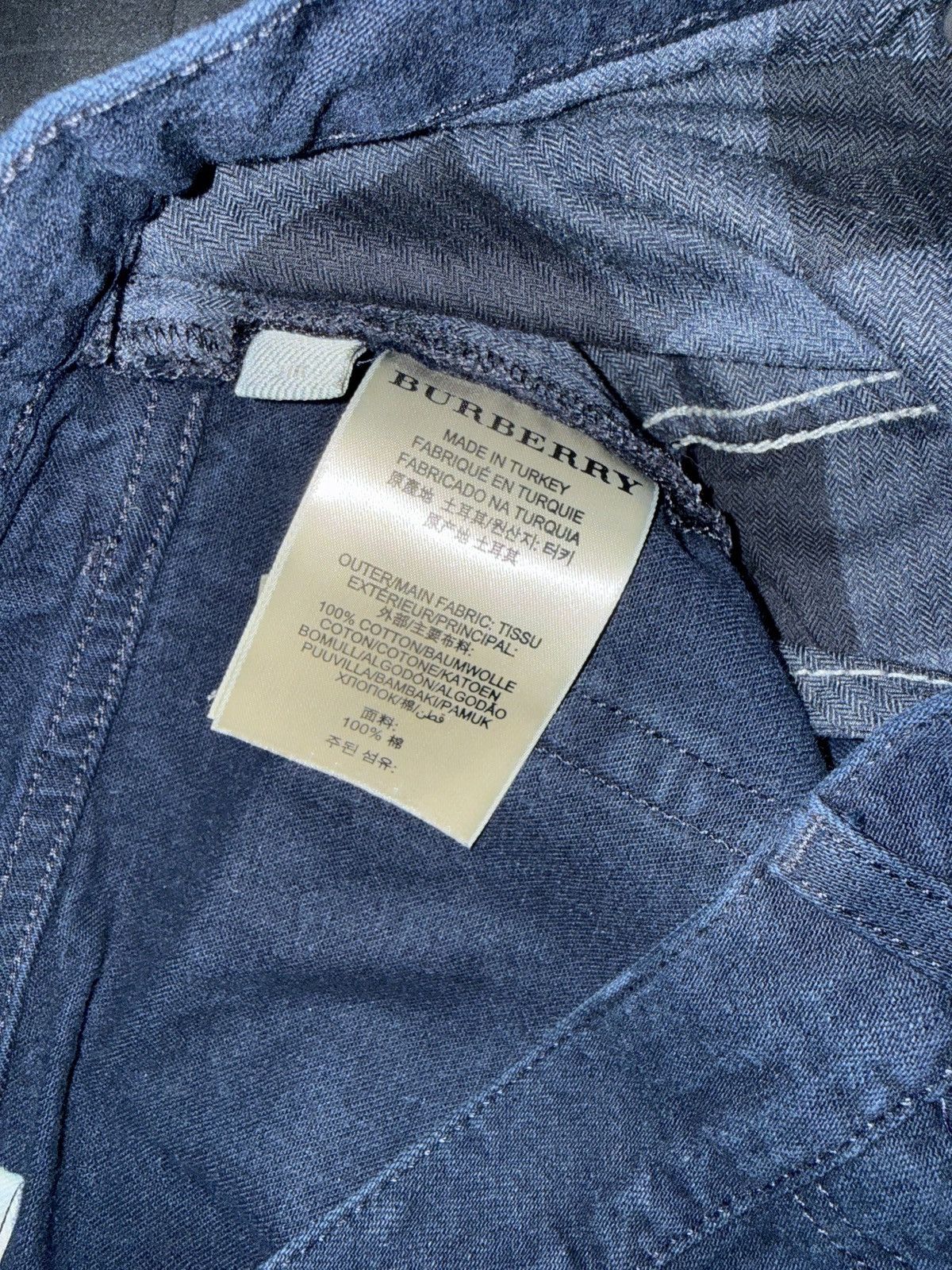 Burberry Burberry Brit Dark Steadman Slim Jean 31x32 Size US 31 - 3 Thumbnail