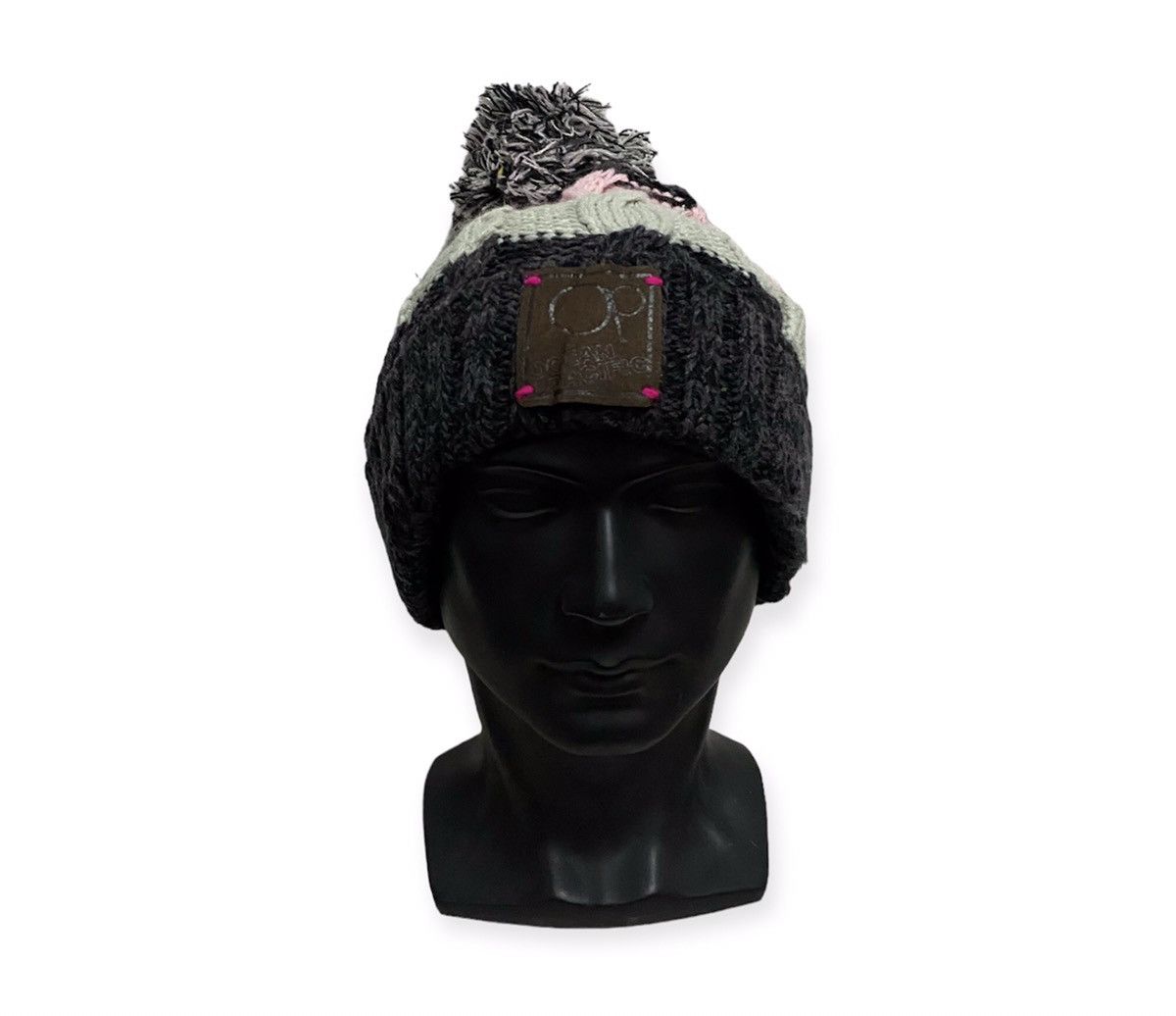 image of Bobble Bobble Beanie Hat in White, Men's