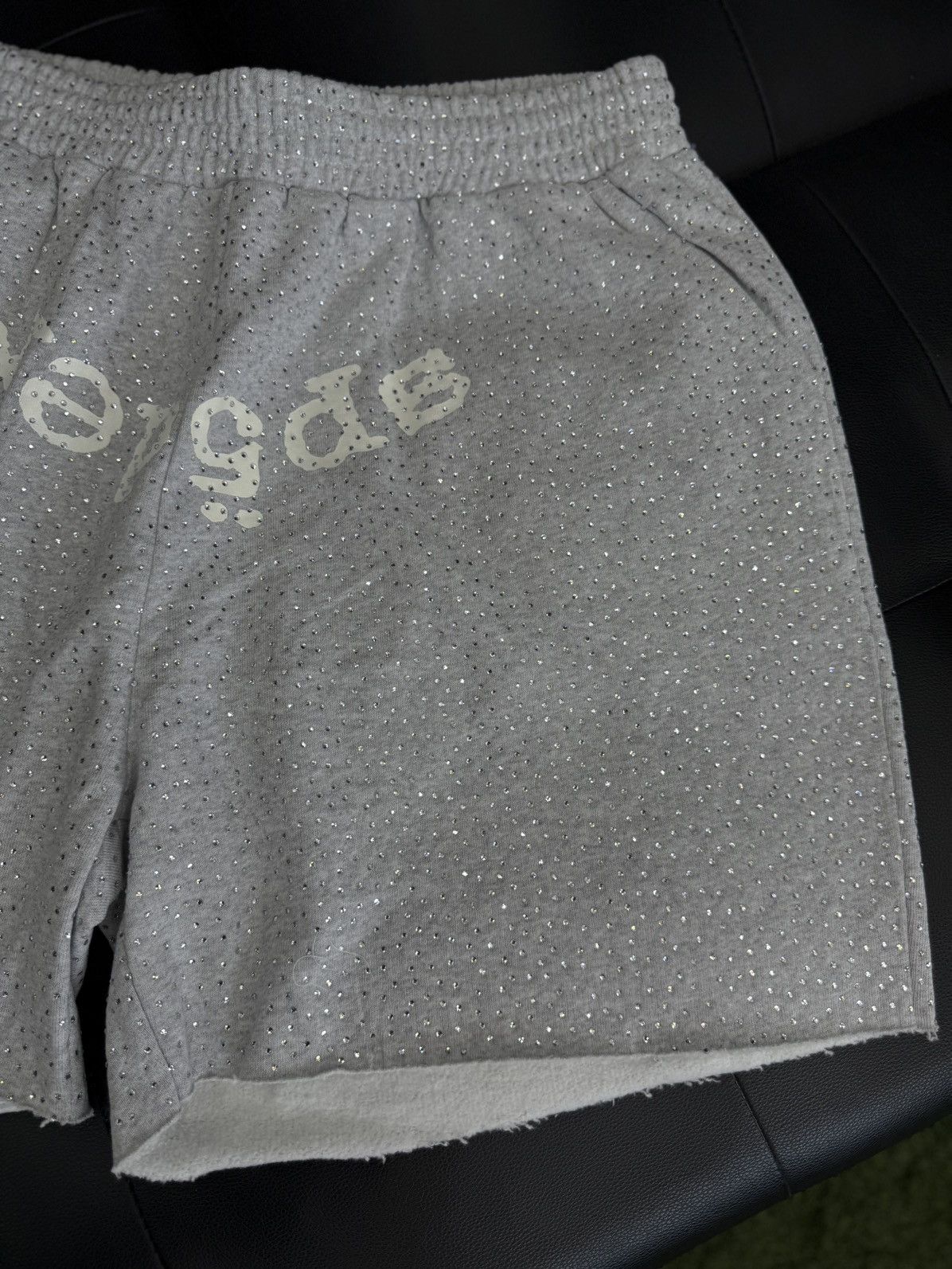 Sp5der Sp5der VVS Rhinestone Cotton Shorts Size (XXL) NEW Size US 38 / EU 54 - 4 Thumbnail