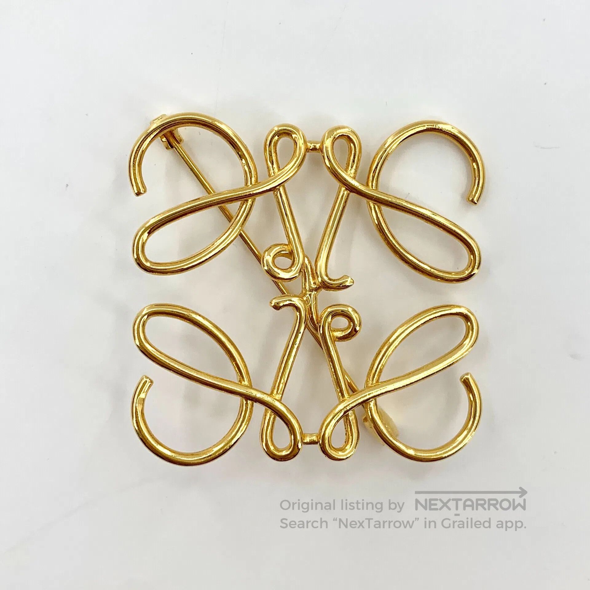 Loewe Loewe Gold Logo Pin| Size ONE SIZE - 1 Thumbnail