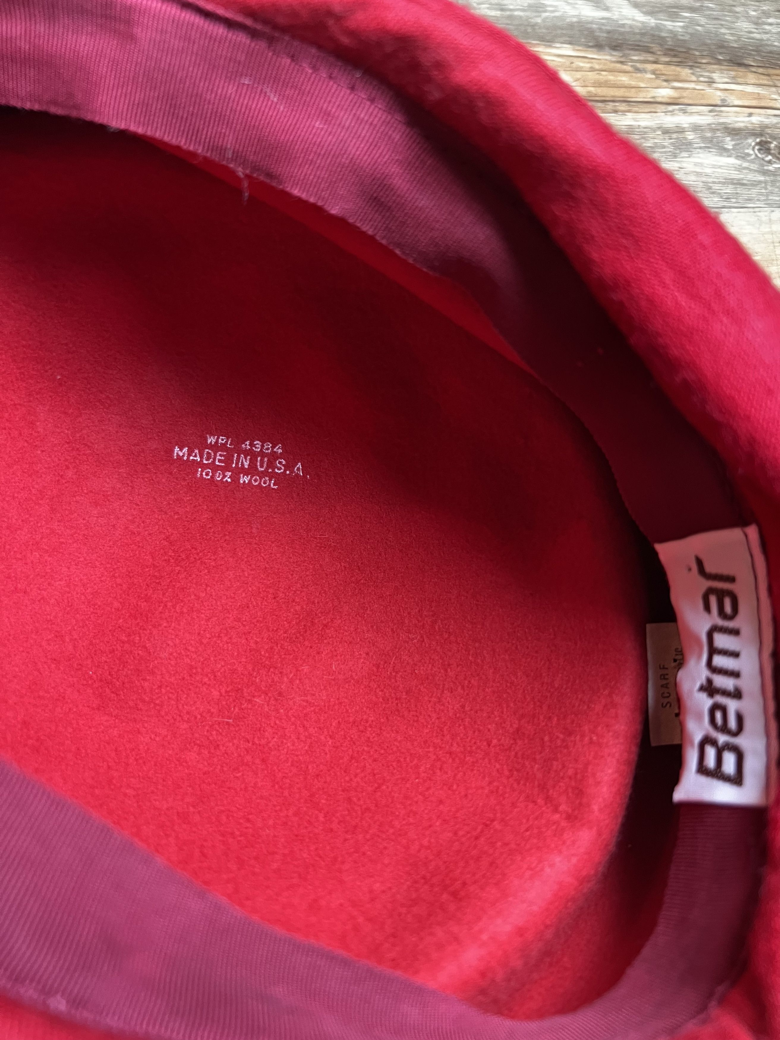 Vintage Vintage 1940's-1950's Betmar Wool French Beret Pill Box Hat Size ONE SIZE - 5 Thumbnail