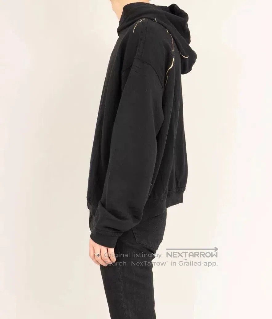 Haider Ackermann Haider Ackermann Embroidered Black Hoodie. Size XXS / US 00 / IT 34 - 7 Thumbnail
