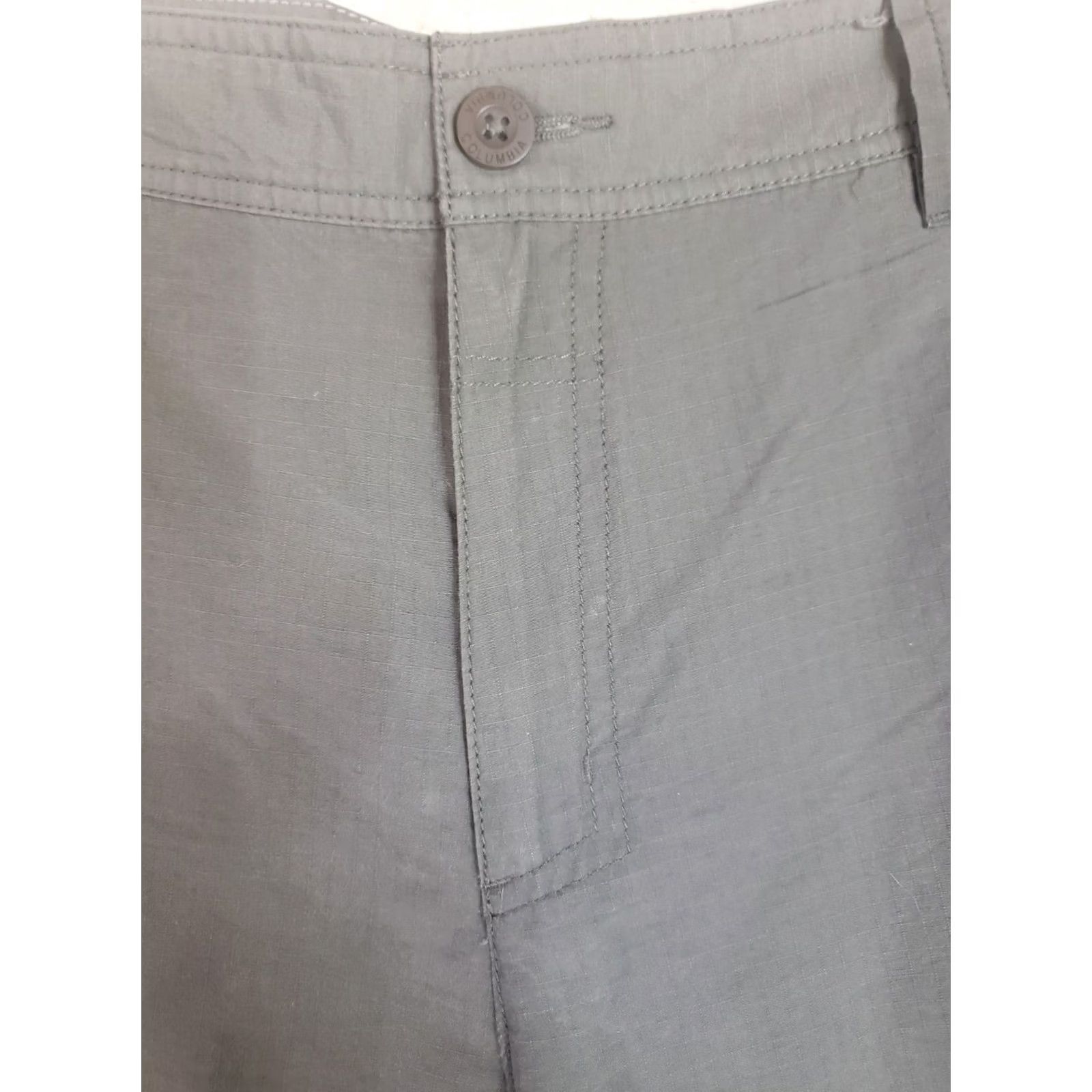Vintage Columbia Sportswear Pants Men 40x30 Green Outdoor Hiking Relaxed Straight Flat Front Zip Pockets Water Resistant Size US 40 / EU 56 - 5 Thumbnail