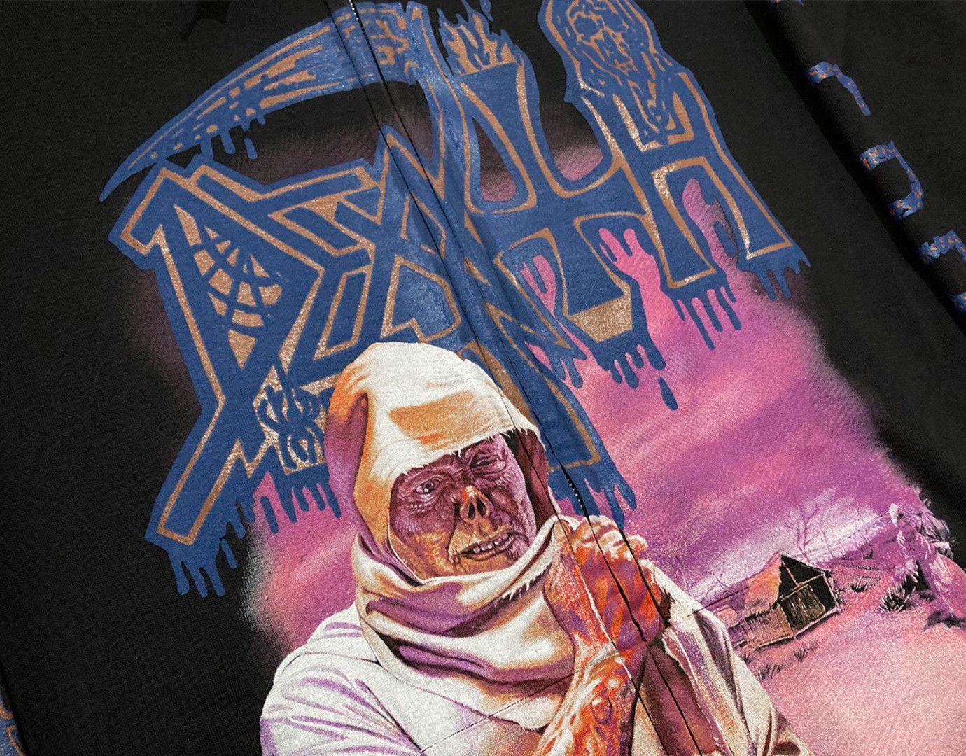 Band Tees Zip-hoodie Death Leprosy - metal band Size US XL / EU 56 / 4 - 5 Thumbnail