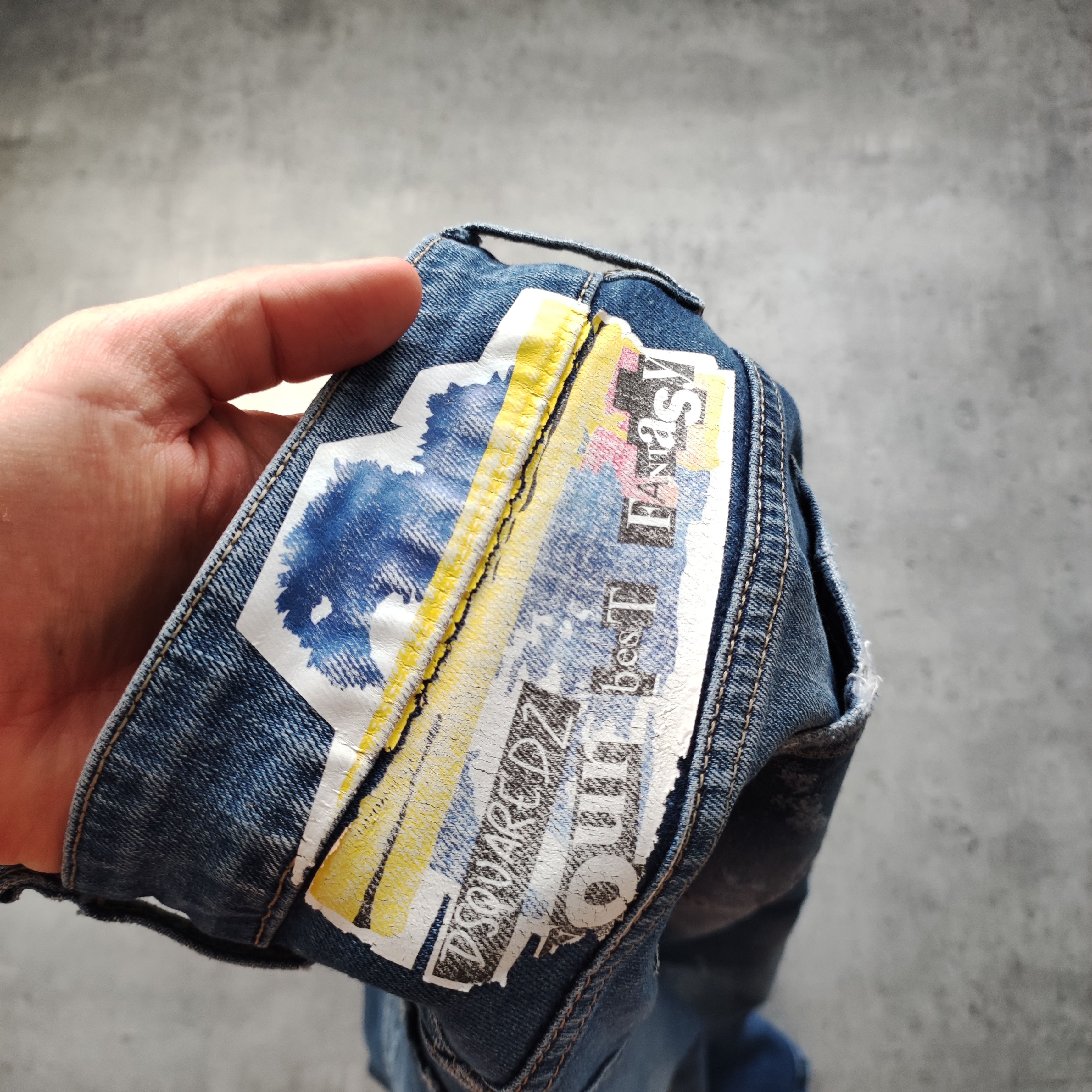 Dsquared2 DSQ2 Dsquared2 Denim Your Best Fantasy Distressed Jeans Size US 34 / EU 50 - 13 Thumbnail