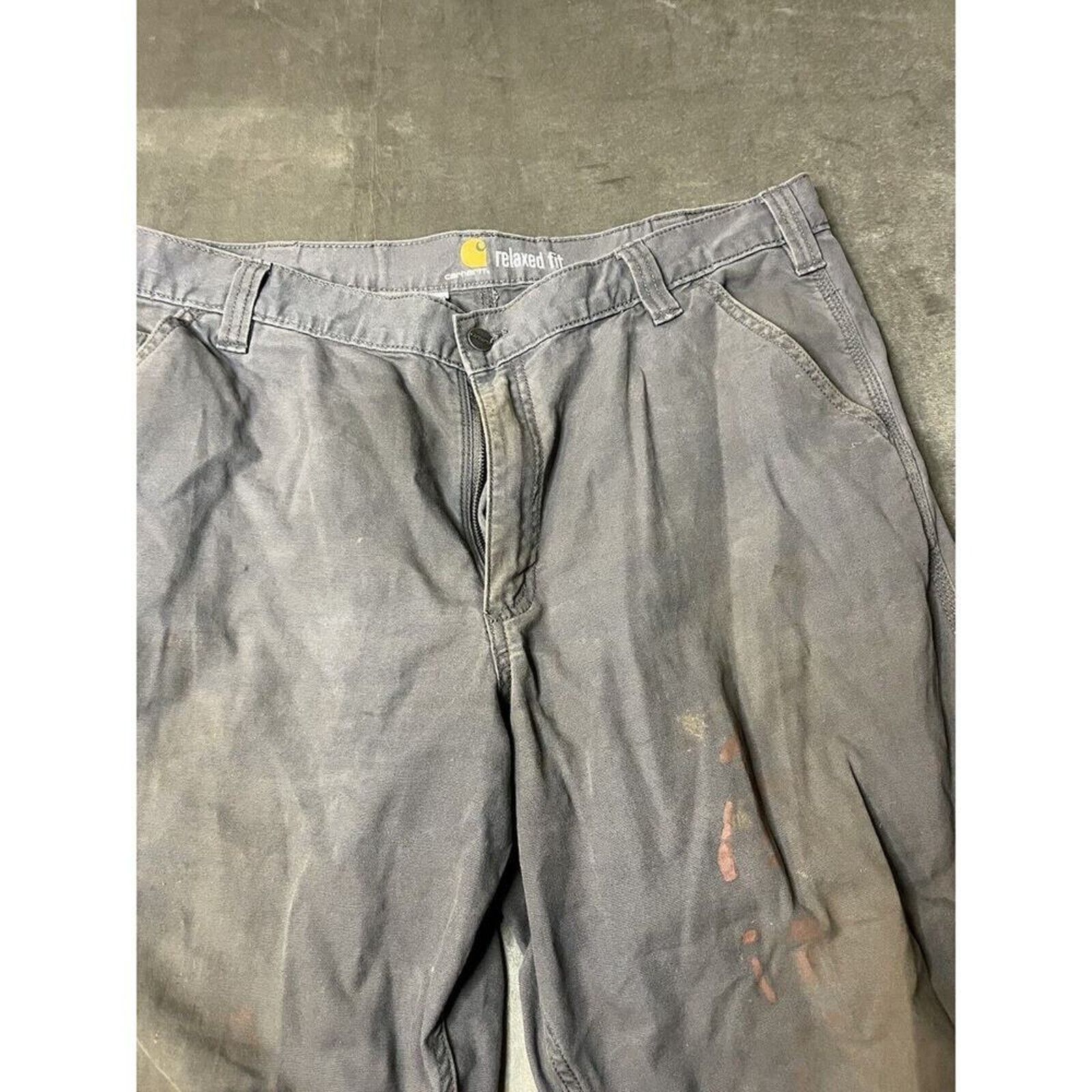 Carhartt Carhartt Force 40 x 30 Gray Relaxed Fit Cargo Pants Distress Size US 40 / EU 56 - 2 Thumbnail