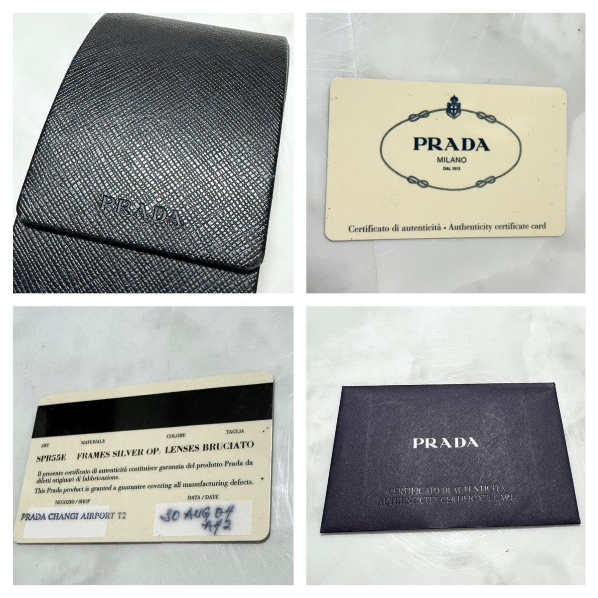 Prada Authentic Prada Side Logo Sunglasses, Black/Silver Size ONE SIZE - 2 Thumbnail