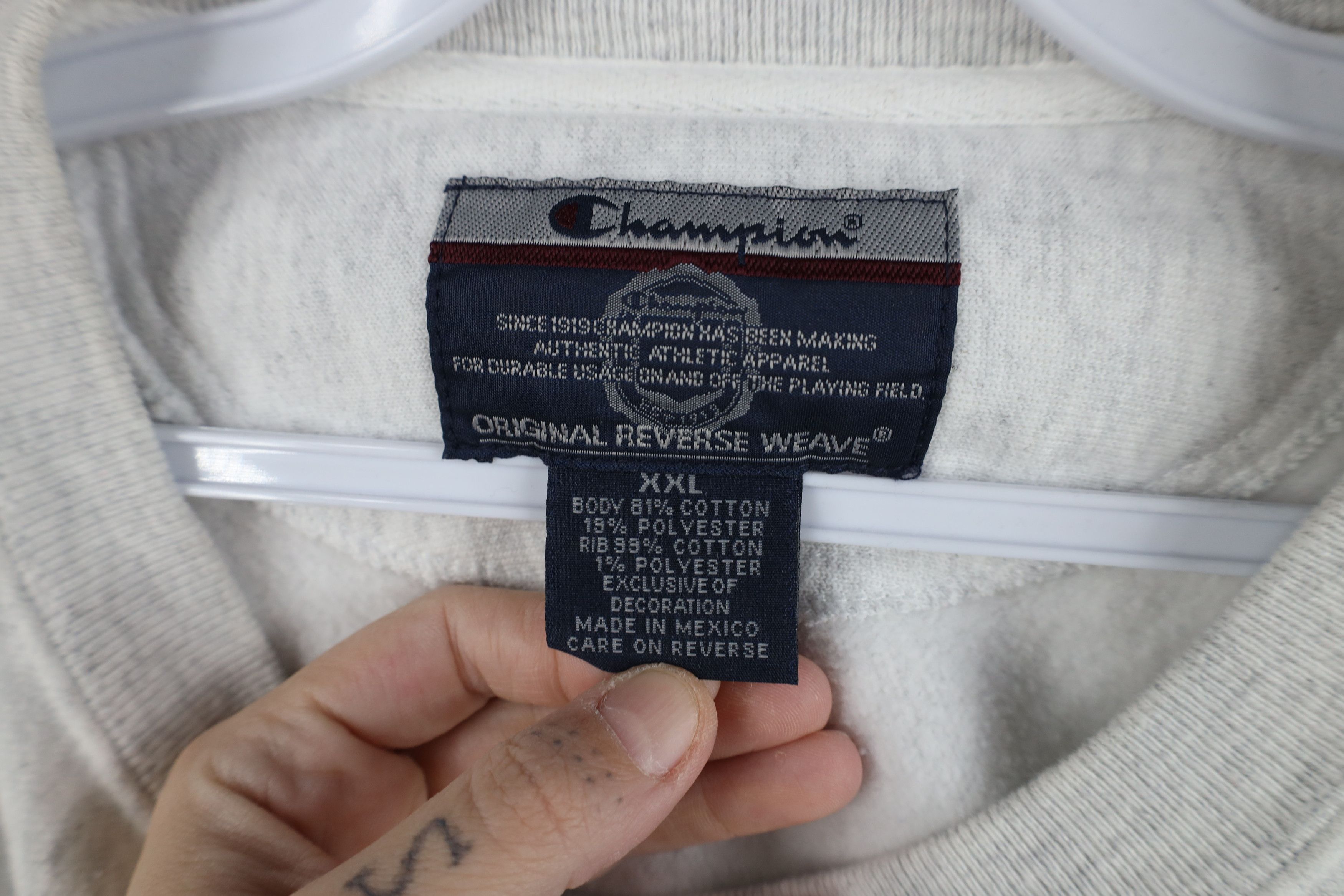 Champion Vintage 90s Champion Reverse University of Toledo Sweatshirt Size US XXL / EU 58 / 5 - 11 Thumbnail