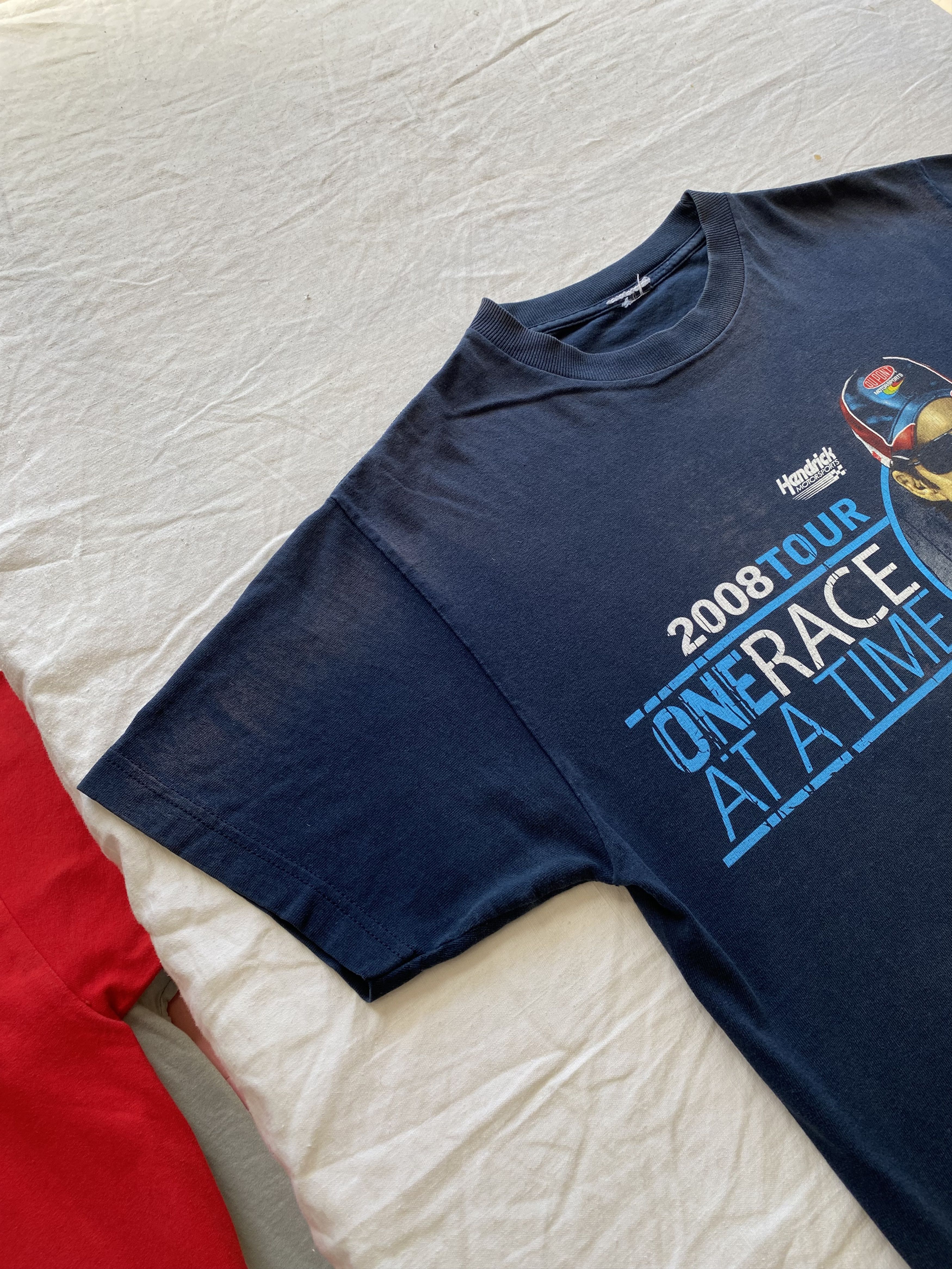 Vintage Jeff Gordon Nascar Vintage 2008 Tour One Race Racing T-shirt Size US M / EU 48-50 / 2 - 15 Thumbnail