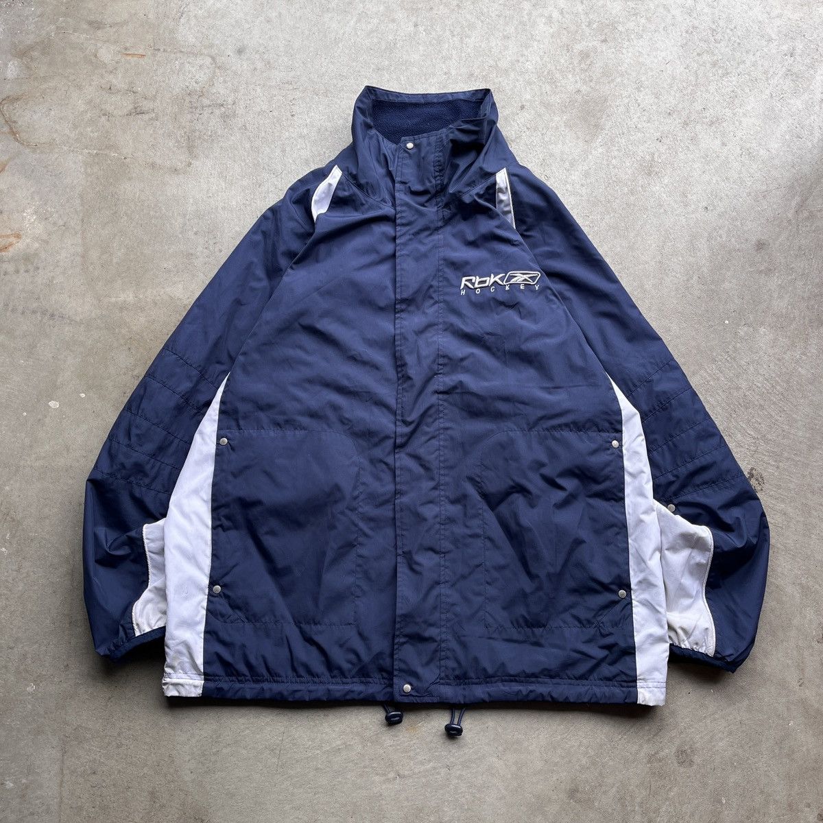 Reebok Vintage Y2K Reebok Hockey Reversible Zip-Up Jacket Size US XXL / EU 58 / 5 - 1 Thumbnail