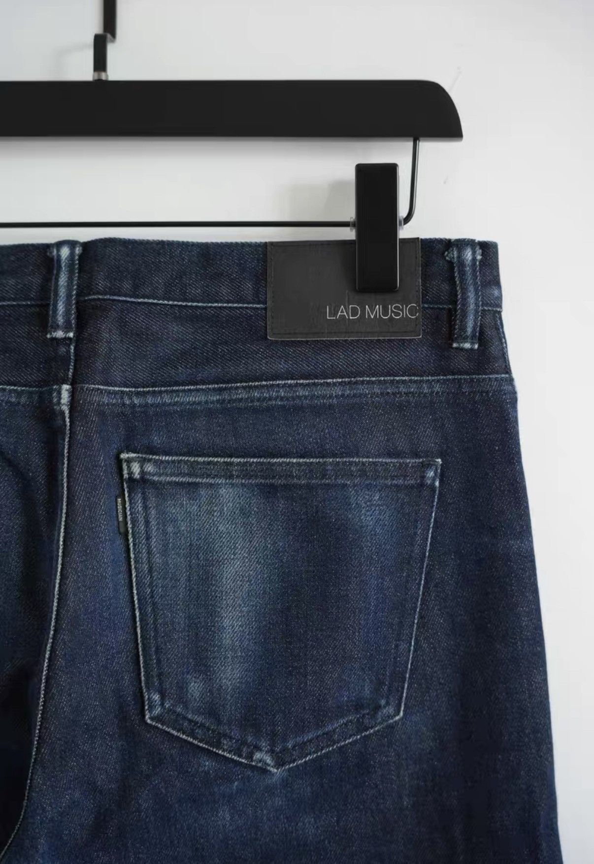 Yohji Yamamoto Lad Musician Washed Distressed Curved Jeans K4 Size US 28 / EU 44 - 4 Thumbnail