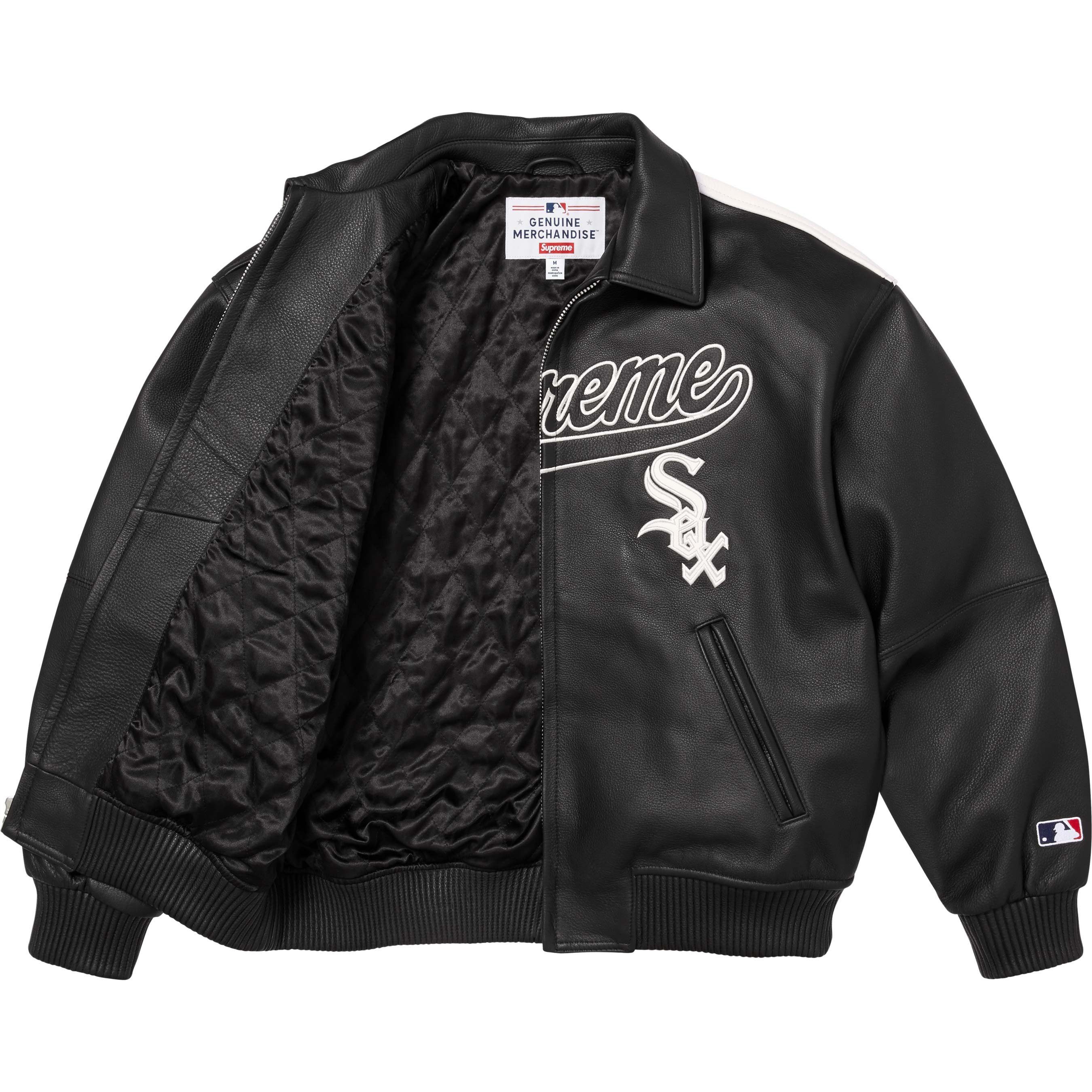 Chicago White Sox Leather Varsity Jacket
